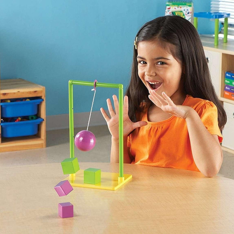Learning Resources STEM Force and Motion Activity Set, Hands-On Science Kit for Kids, Ages 5+