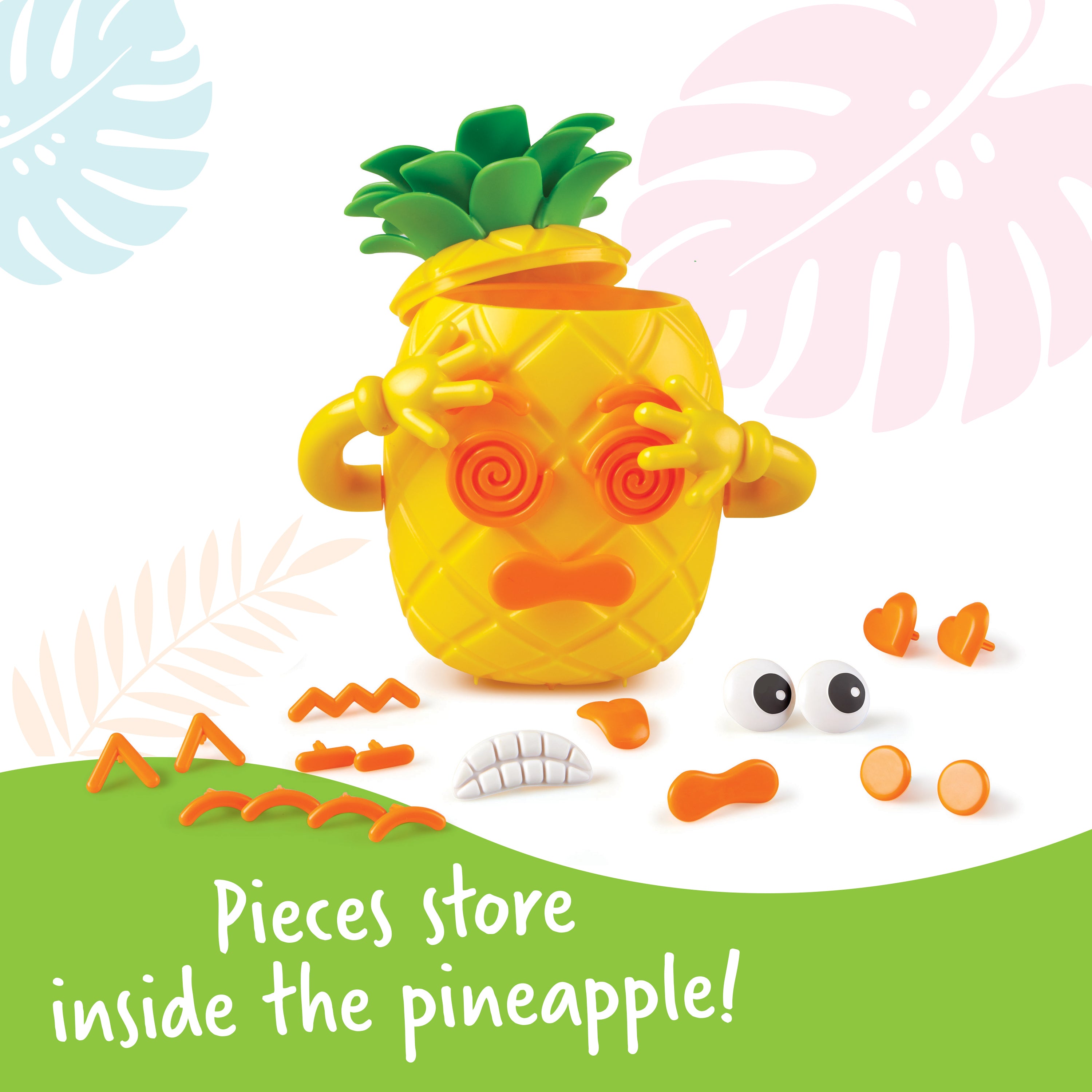 Learning Resources Big Feelings Pineapple, Social-Emotional Learning Toy with 26 Face Pieces, Ages 3+