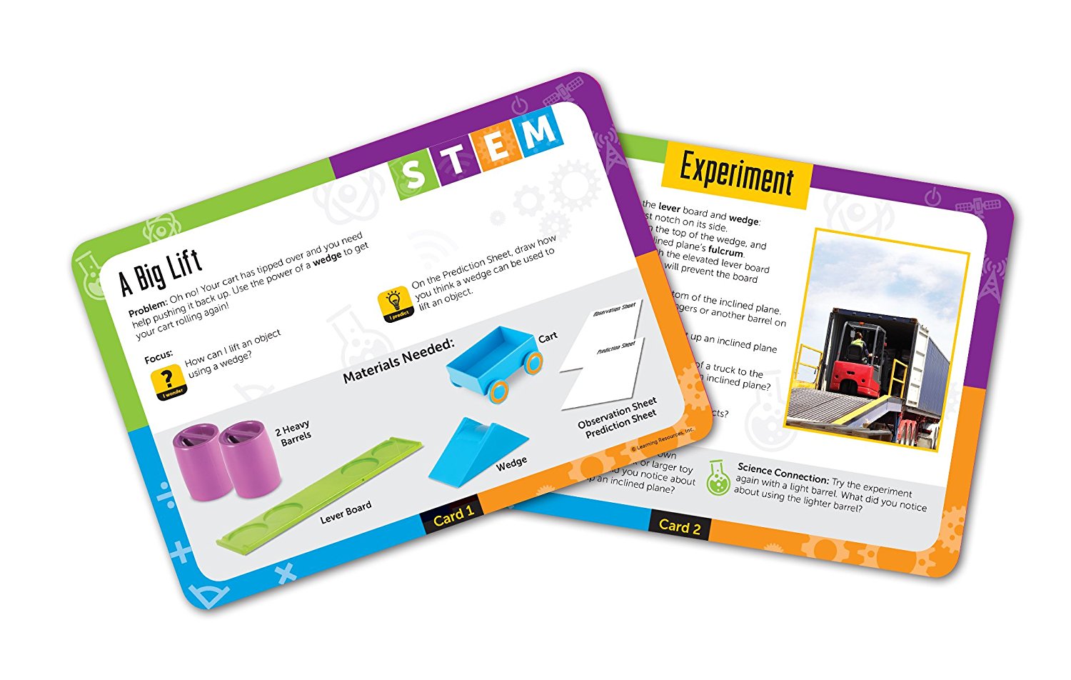 Learning Resources STEM Simple Machines Activity Set, Hands-On Engineering & Science Kit for Kids, Ages 5+