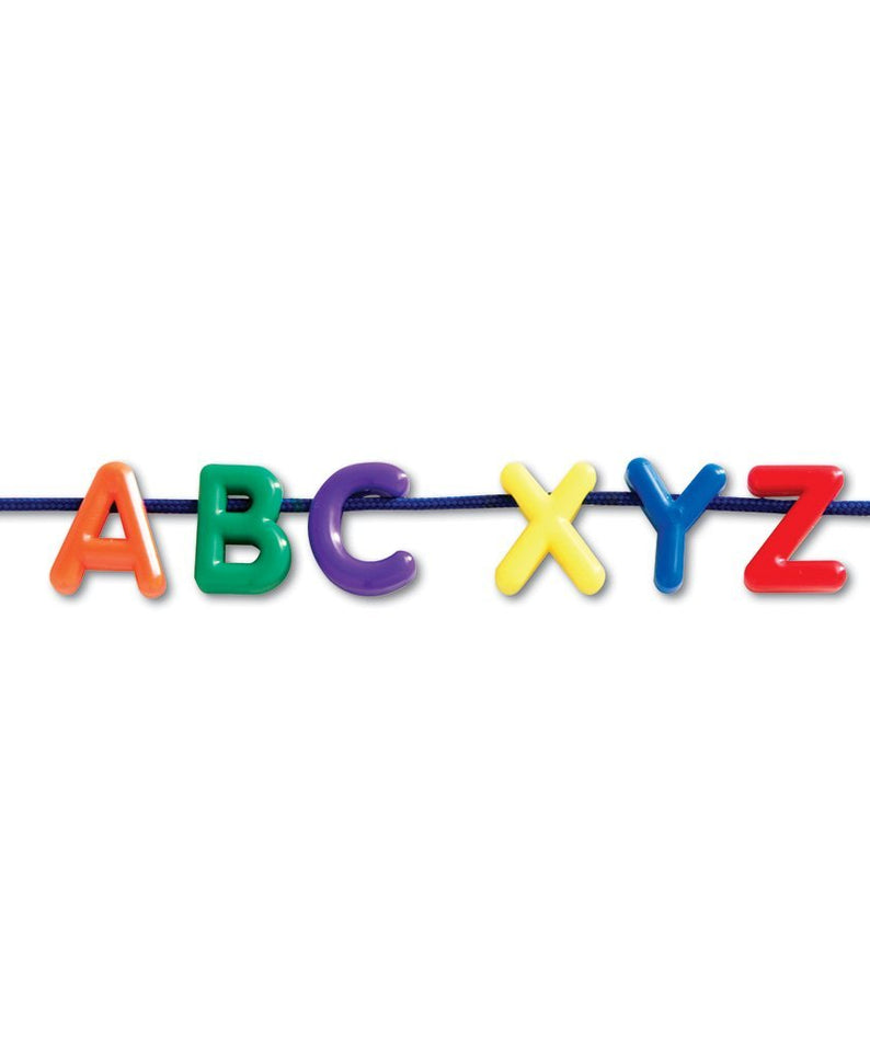 Learning Resources Uppercase Lacing Alphabet Set, Develops Letter Recognition and Fine Motor Skills for Early Learners