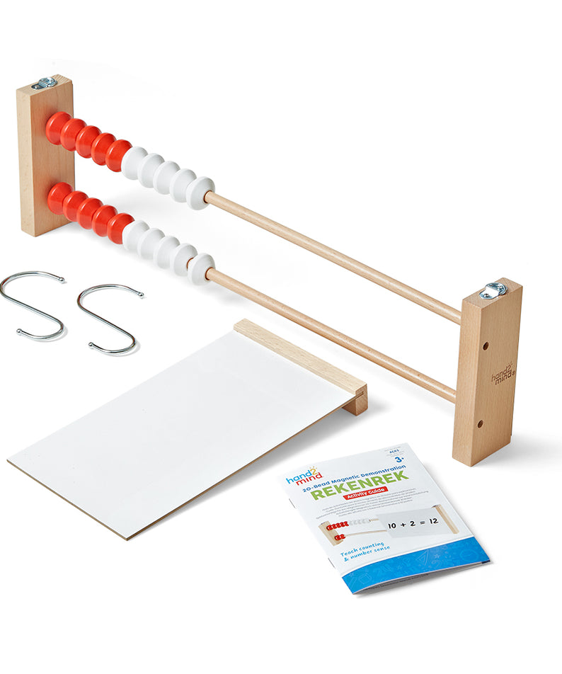 Learning Resources Giant 20 Bead Magnetic Demonstration Rekenrek, Classroom Abacus for Kids, Ages 3+