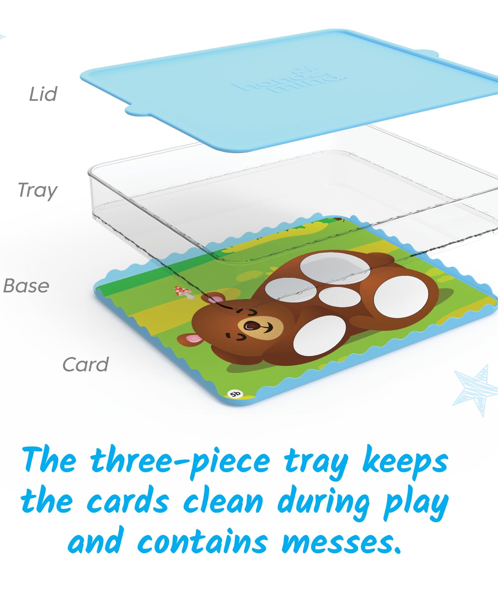 Learning Resources Create Your Play Sensory Tray, Open-Ended Sensory Play & Fine Motor Skill Development, Includes 3-Piece Tray, 14 Cups, 3 Tools & 8 Activity Cards, Easy to Clean, Ages 3+