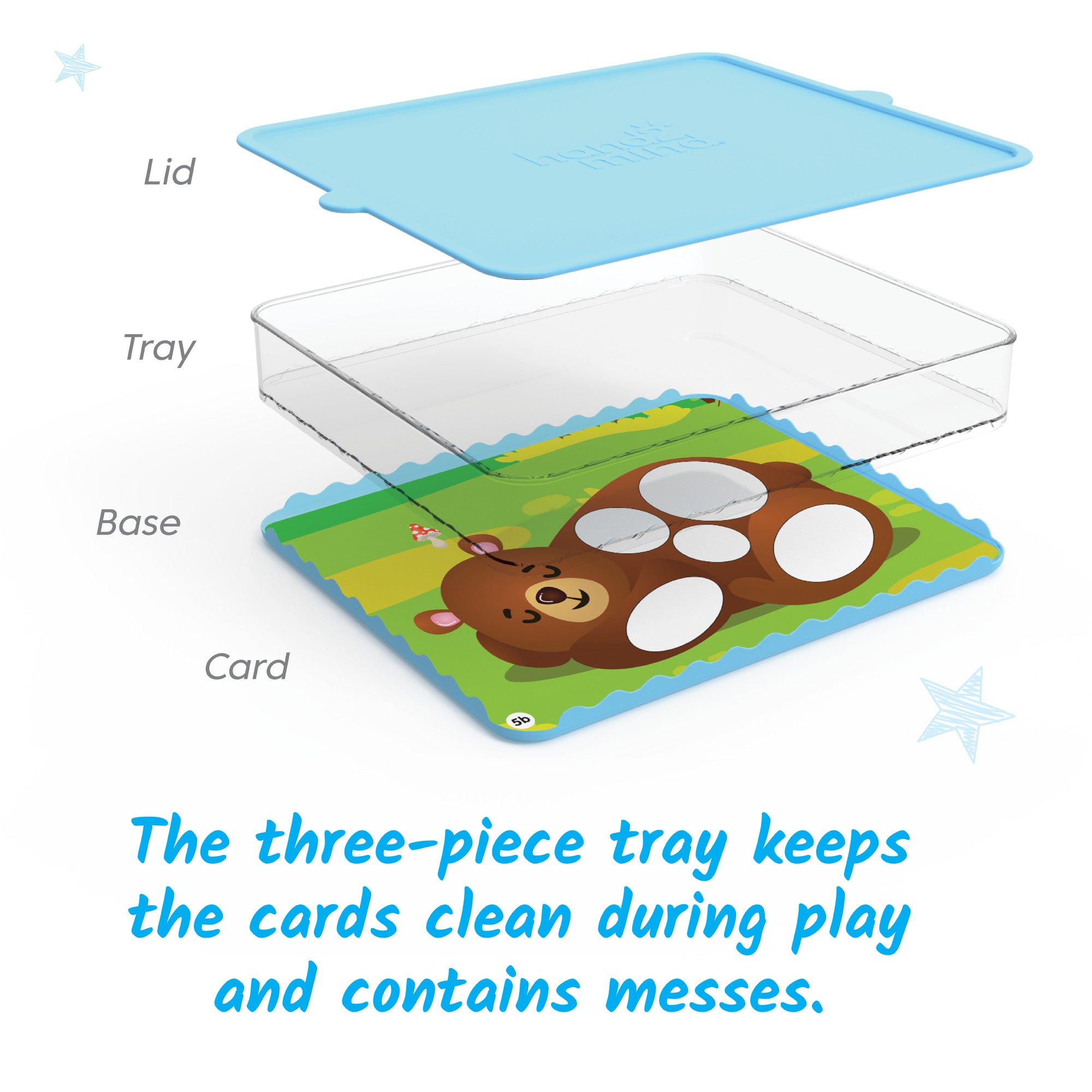 Learning Resources Create Your Play Sensory Tray, Open-Ended Sensory Play & Fine Motor Skill Development, Includes 3-Piece Tray, 14 Cups, 3 Tools & 8 Activity Cards, Easy to Clean, Ages 3+