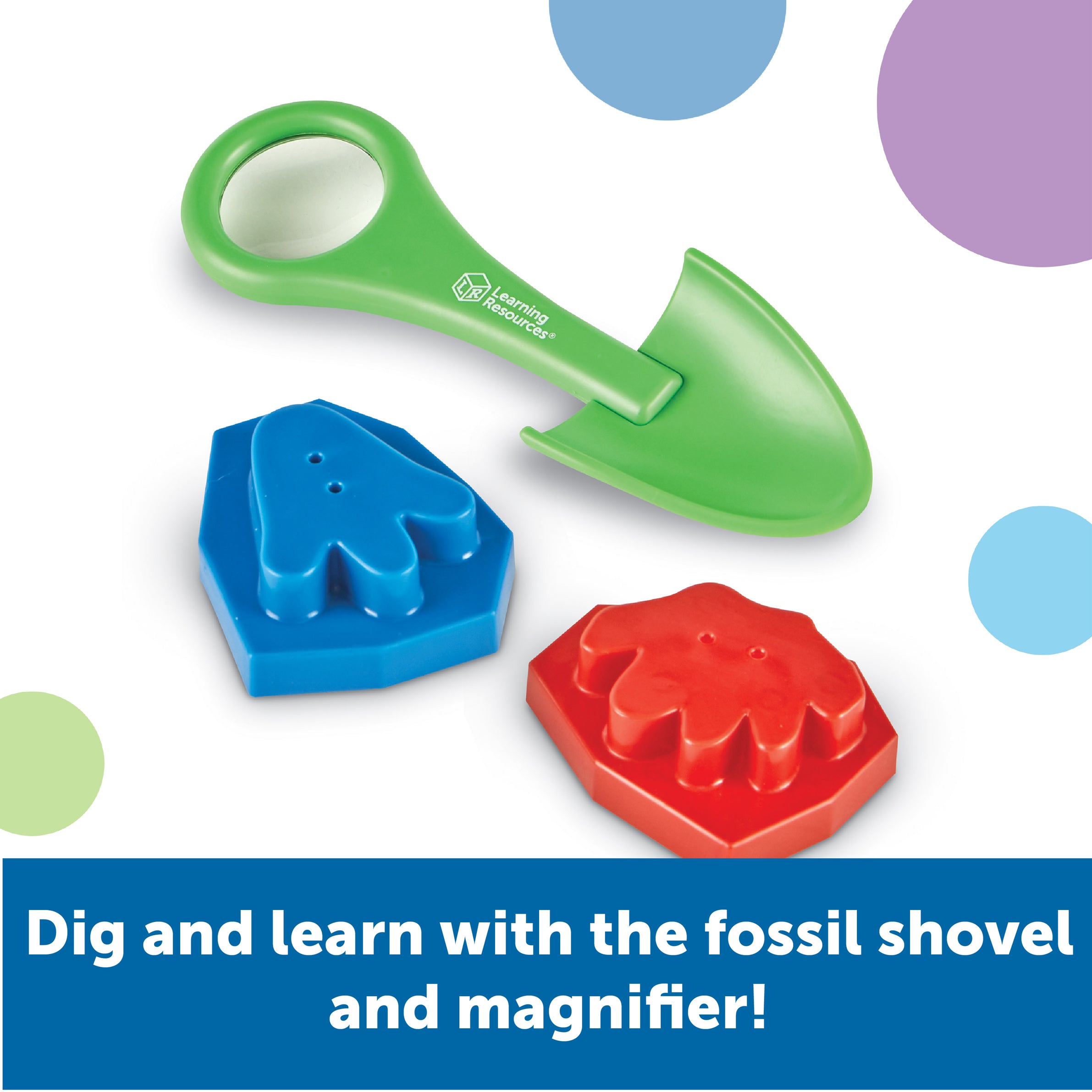 Learning Resources Skill Builders! Dinosaurs, Preschool Dinosaur Learning Set with Fossils, Puzzles, and Activity Book, Ages 4+