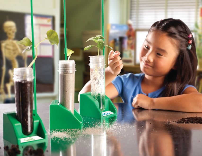 Learning Resources Hydroponics Demonstration Lab, 360° Viewing for Plant Growth Observation, STEM Educational Kit, Ages 5+