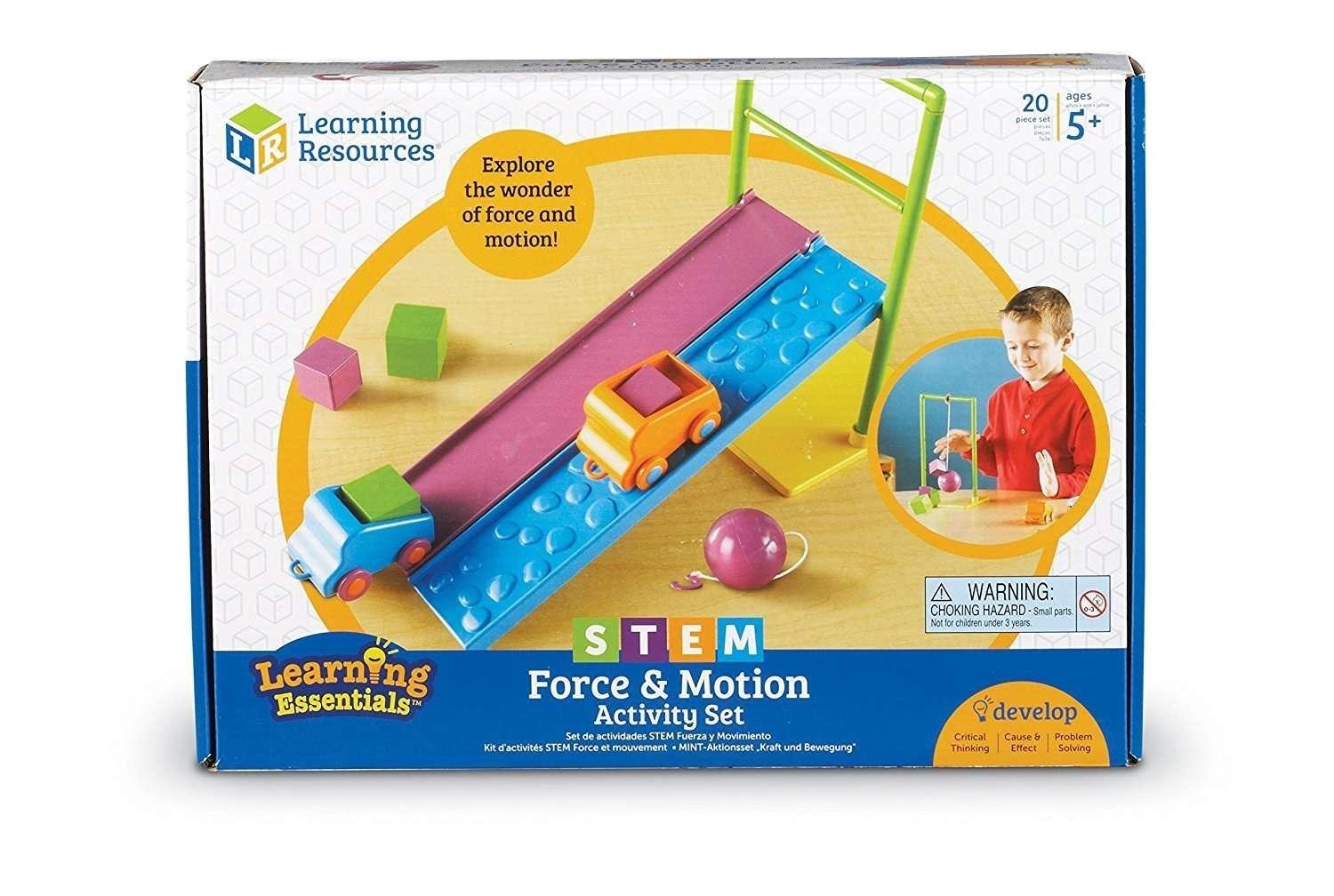 Learning Resources STEM Force and Motion Activity Set, Hands-On Science Kit for Kids, Ages 5+