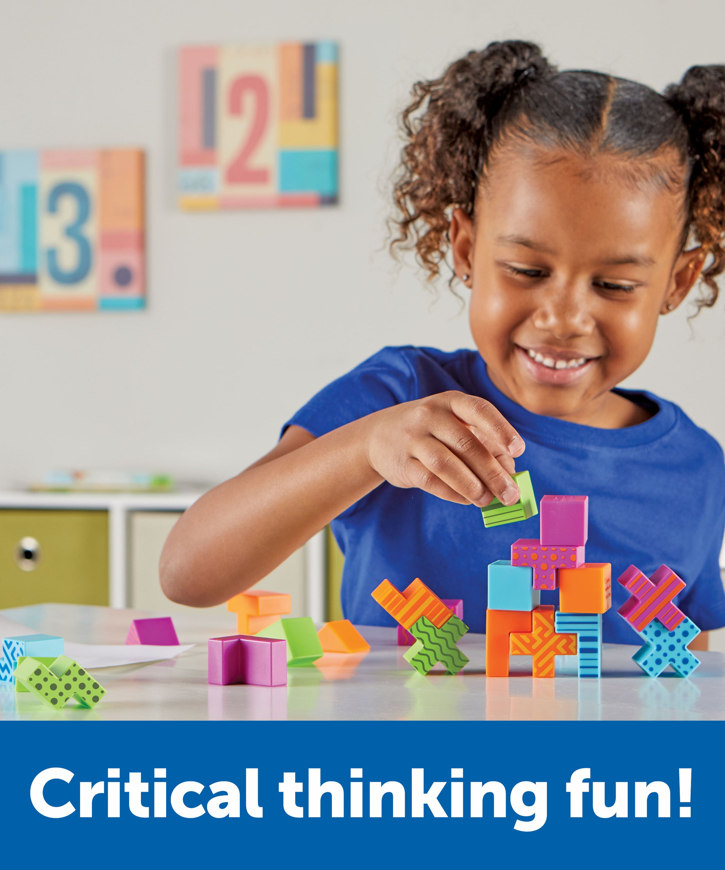 Learning Resources STEM Explorers Brainometry, 34-Piece Shape Puzzle Challenge Set for Kids, Ages 5+