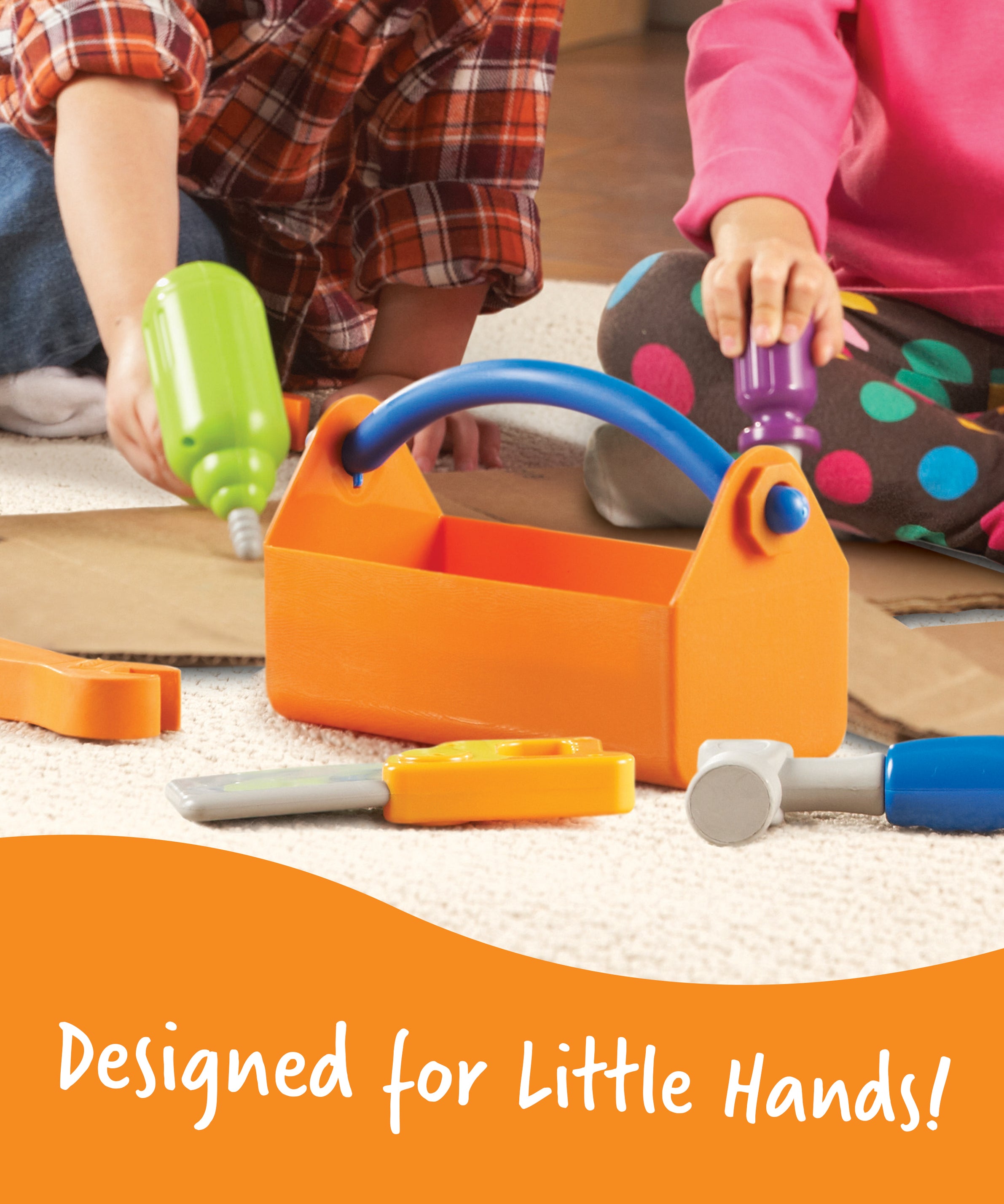 Learning Resources New Sprouts Fix It Tool Set Pretend Play Tools for Toddlers Ages 2 Plus