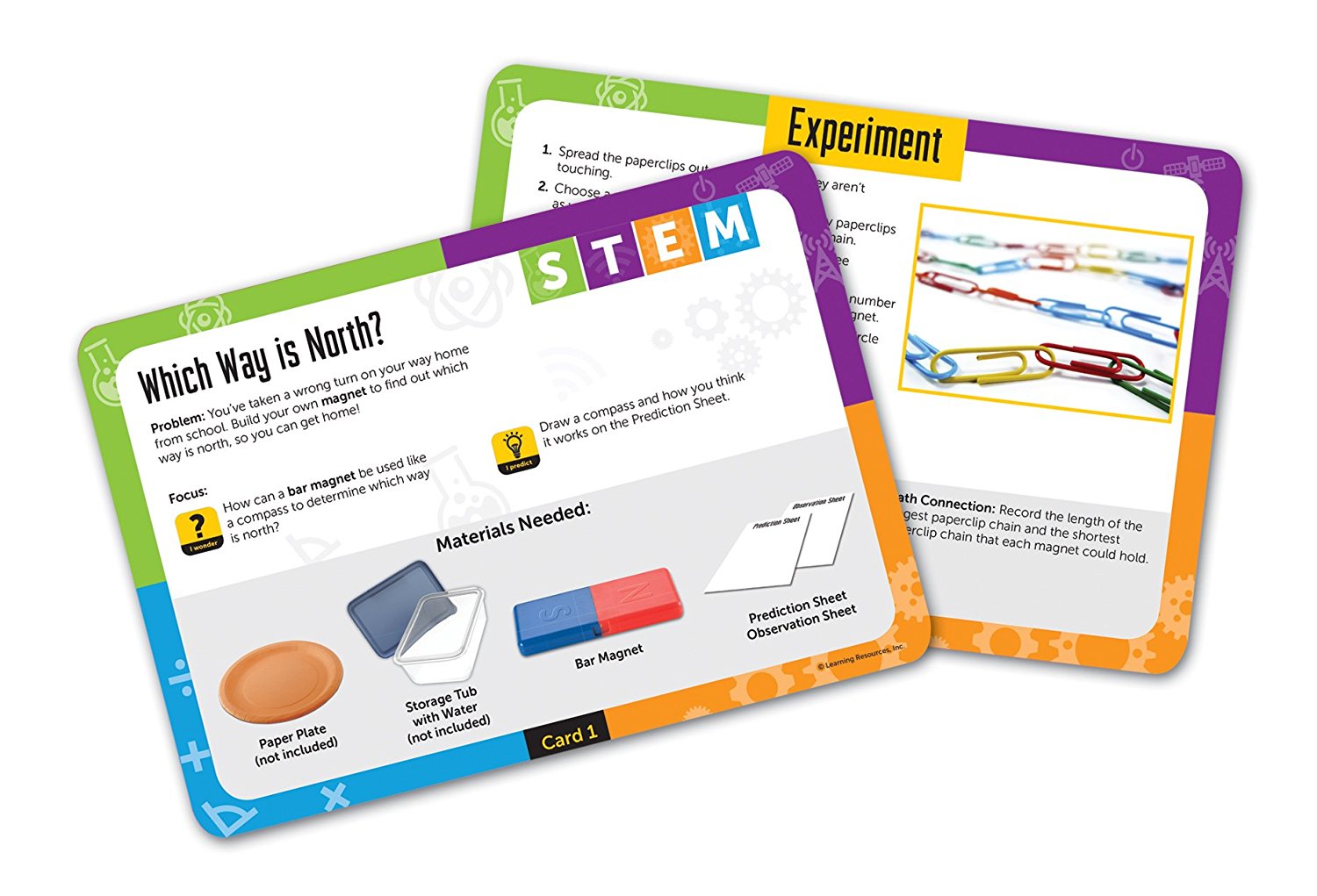 Learning Resources STEM Magnets Activity Set, Hands-On Magnetism Science Kit for Kids, Ages 5+