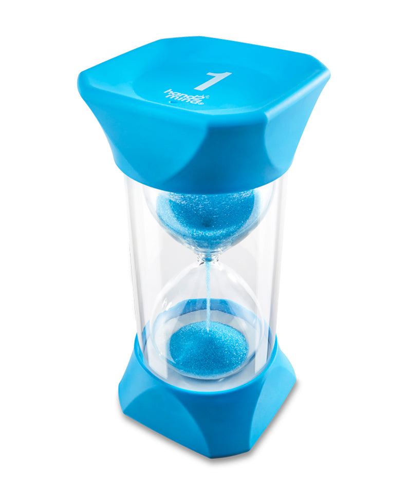 Learning Resources Jumbo Sand Timer, 1 Minute Visual Timer for Kids, Durable Hourglass Timer for Time Management and Classroom Activities, Ages 3+