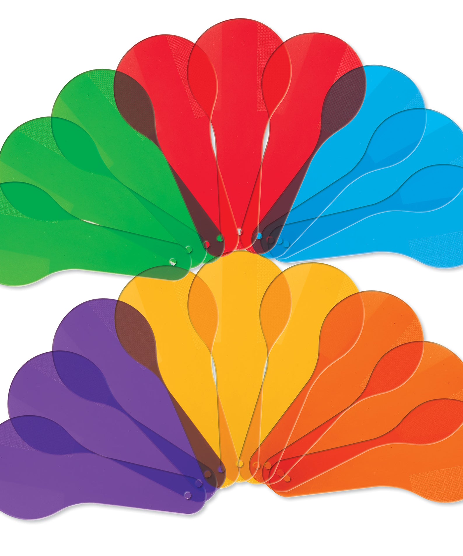 Learning Resources Primary Science® Colour Paddles, Early Colour Recognition and Mixing Tool, Set of 6, Ages 3+