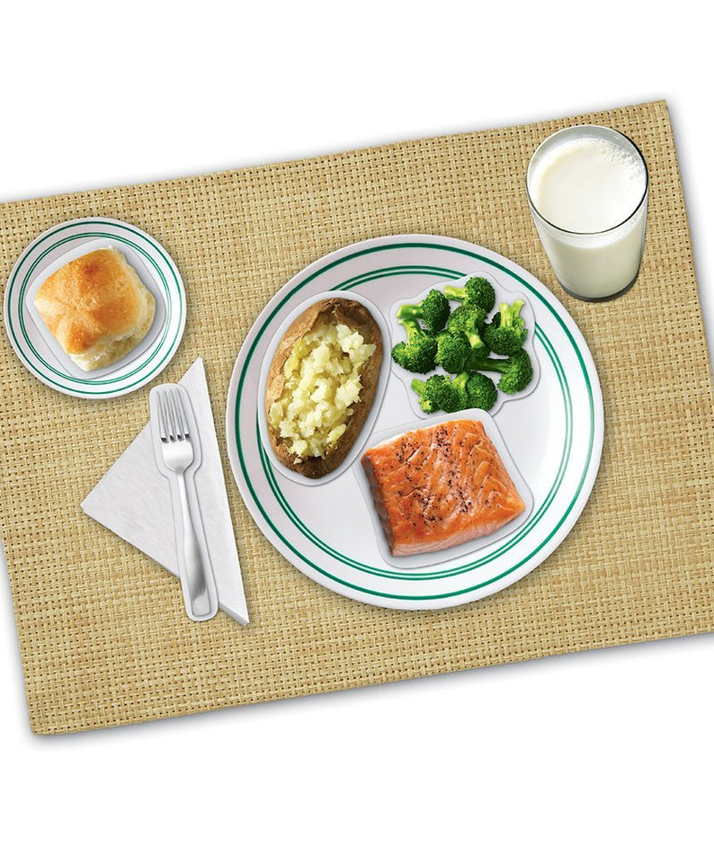 Learning Resources Magnetic Healthy Foods Set, 34 Realistic Food Magnets for Kids, Learn About 5 Food Groups with Write & Wipe Placemat, Educational Nutrition Toy for Ages 3+