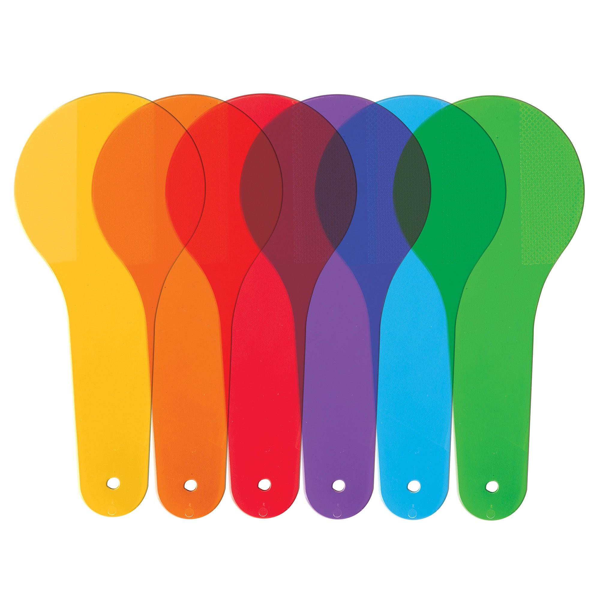 Learning Resources Primary Science® Colour Paddles, Early Colour Recognition and Mixing Tool, Set of 6, Ages 3+
