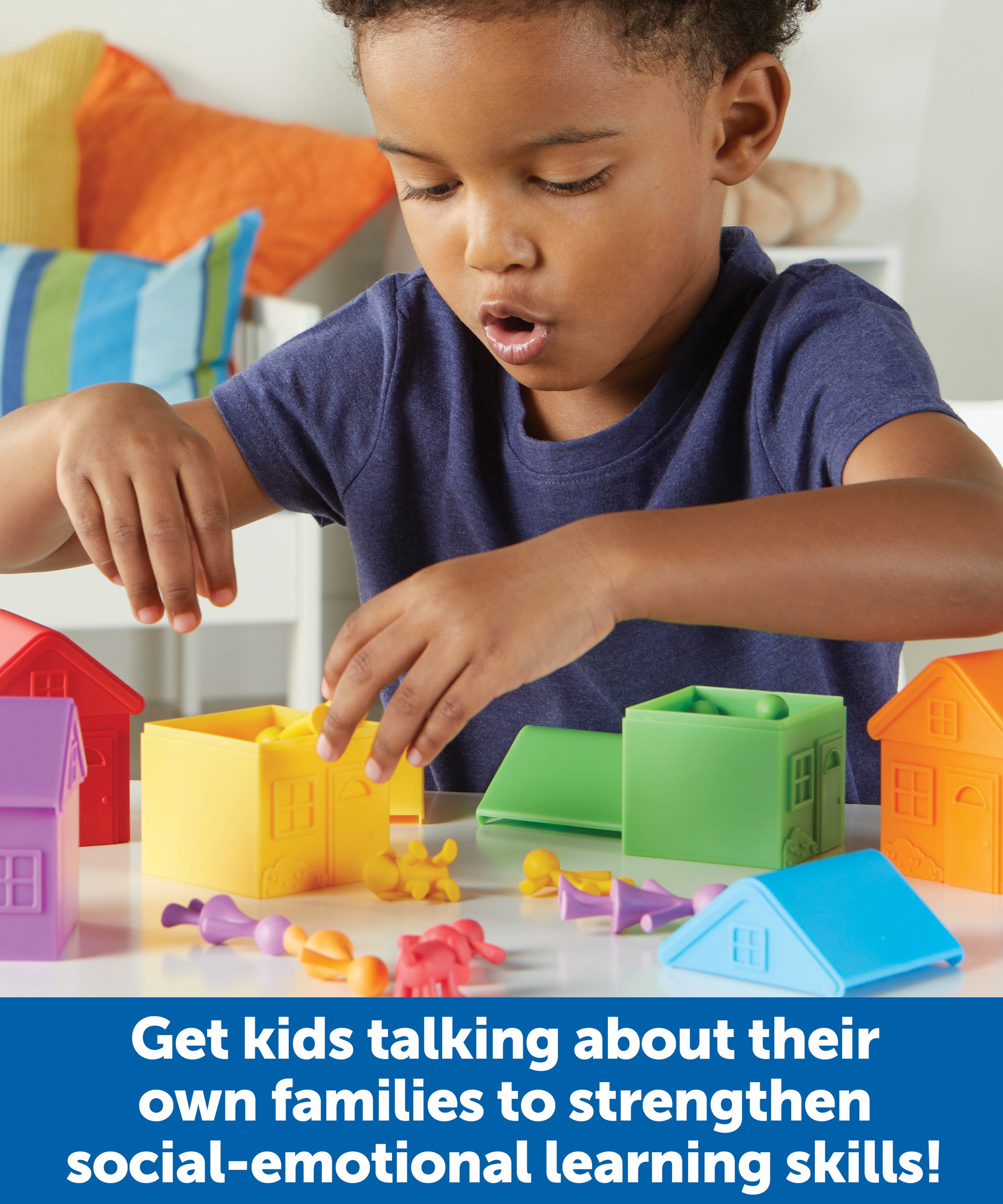 Learning Resources All About Me Sorting Neighbourhood Set, 36 Colourful Sorting Counters, Educational Toy for Colour, Matching, Sorting, and Social-Emotional Learning, Ages 3+