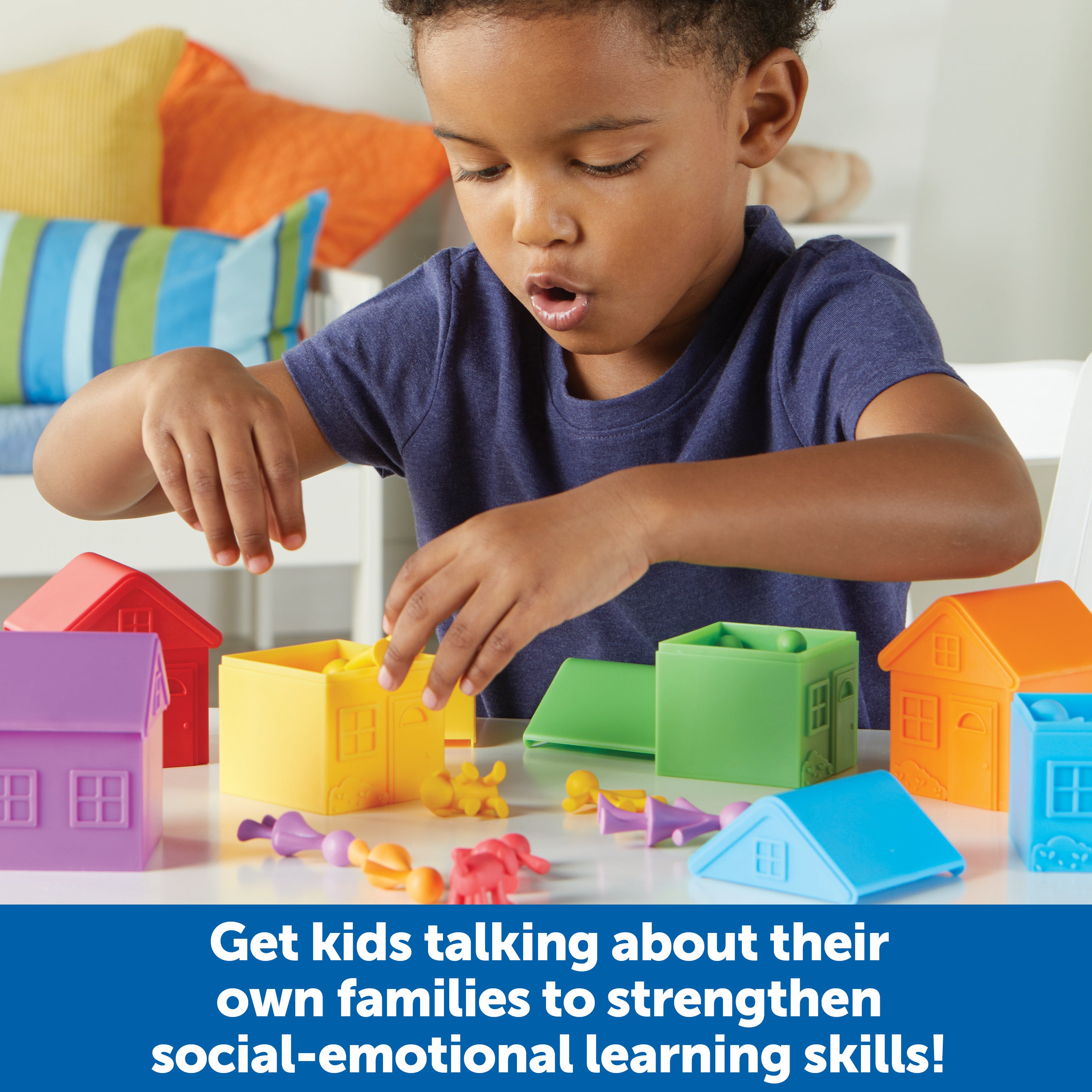 Learning Resources All About Me Sorting Neighbourhood Set, 36 Colourful Sorting Counters, Educational Toy for Colour, Matching, Sorting, and Social-Emotional Learning, Ages 3+