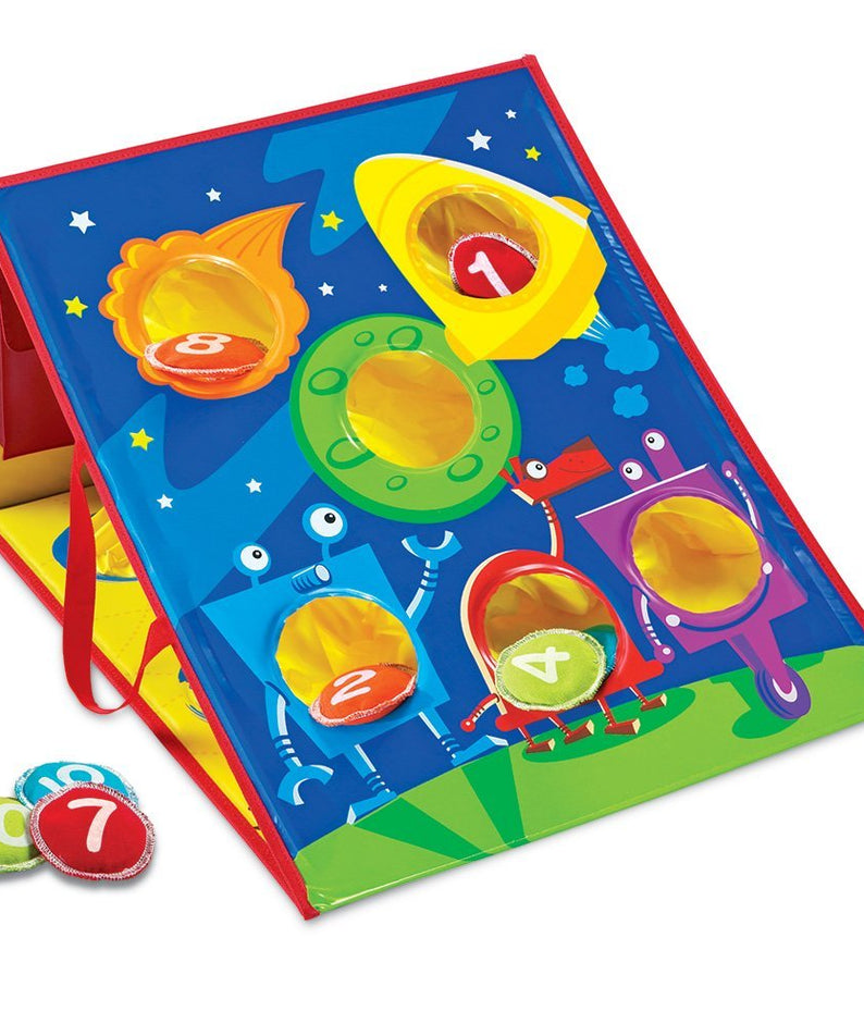 Learning Resources Smart Toss Early Skills Activity Set, Interactive Bean Bag Game for Physical and Numeracy Skill Development