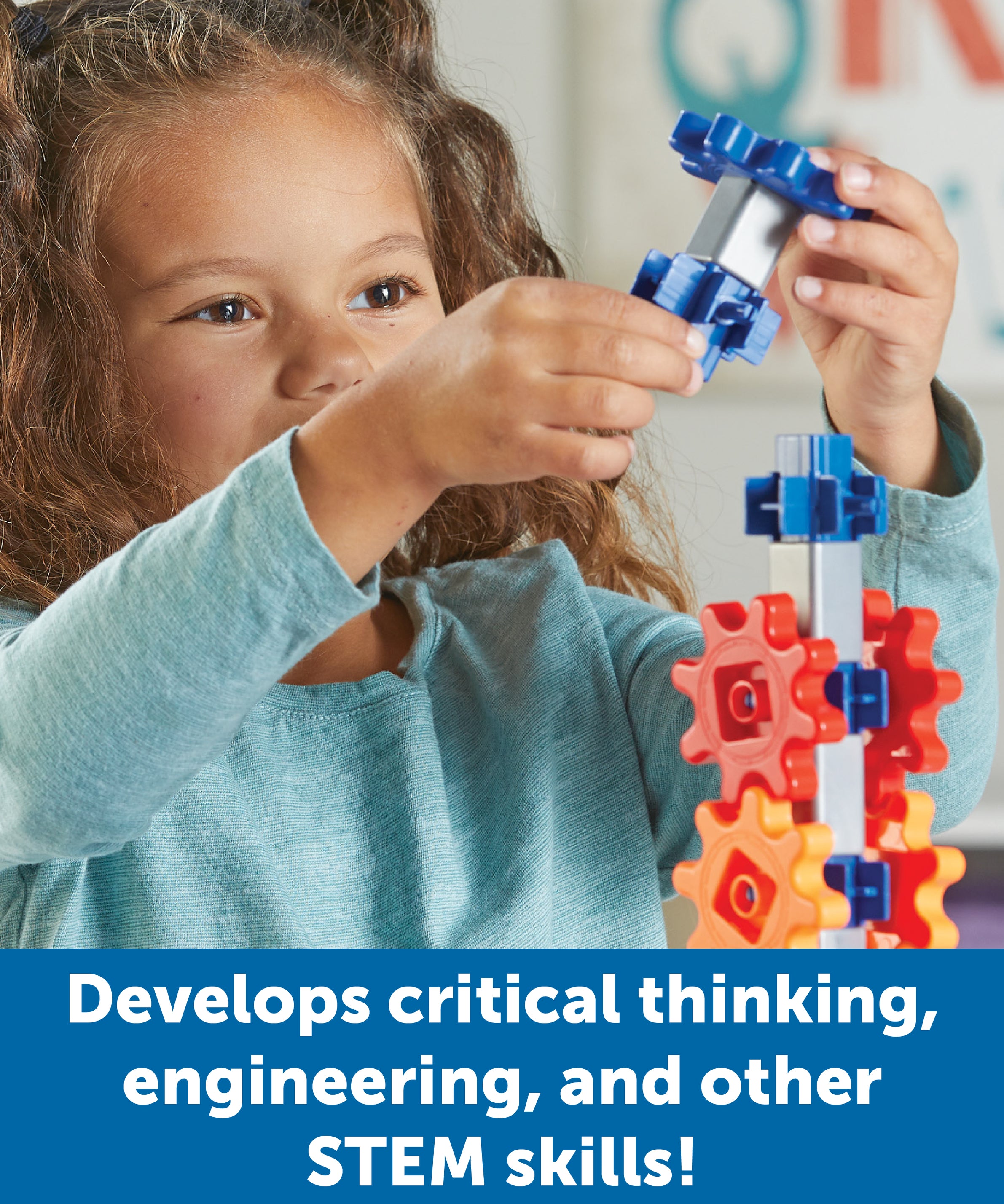 Learning Resources STEM Explorers Machine Makers, 50-Piece STEM Building Kit for Kids, Engineering Toys, Build-Your-Own Machines, Ages 5+, Includes Activity Cards