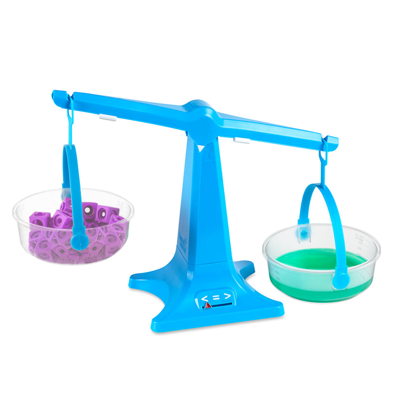 Learning Resources Nestable Pan Balance, Compact Algebra & Primary Balance Scale, Ages 3+