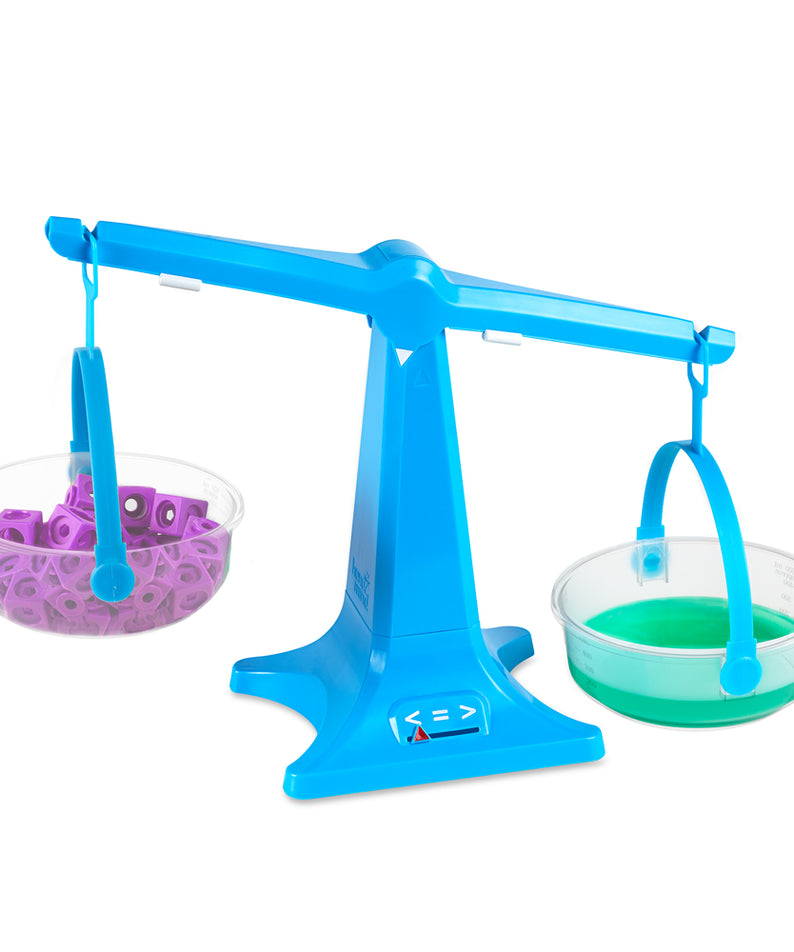 Learning Resources Nestable Pan Balance, Compact Algebra & Primary Balance Scale, Ages 3+