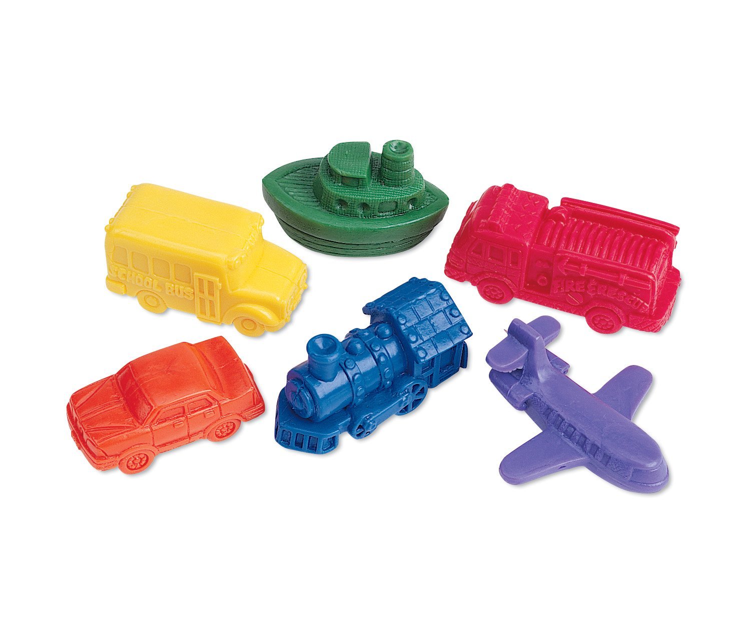 Learning Resources Mini Motors Counters, 72-Piece Set of Vehicle Counters for Counting, Sorting, and Imaginative Play, Includes Storage Tub, Ages 3 Plus