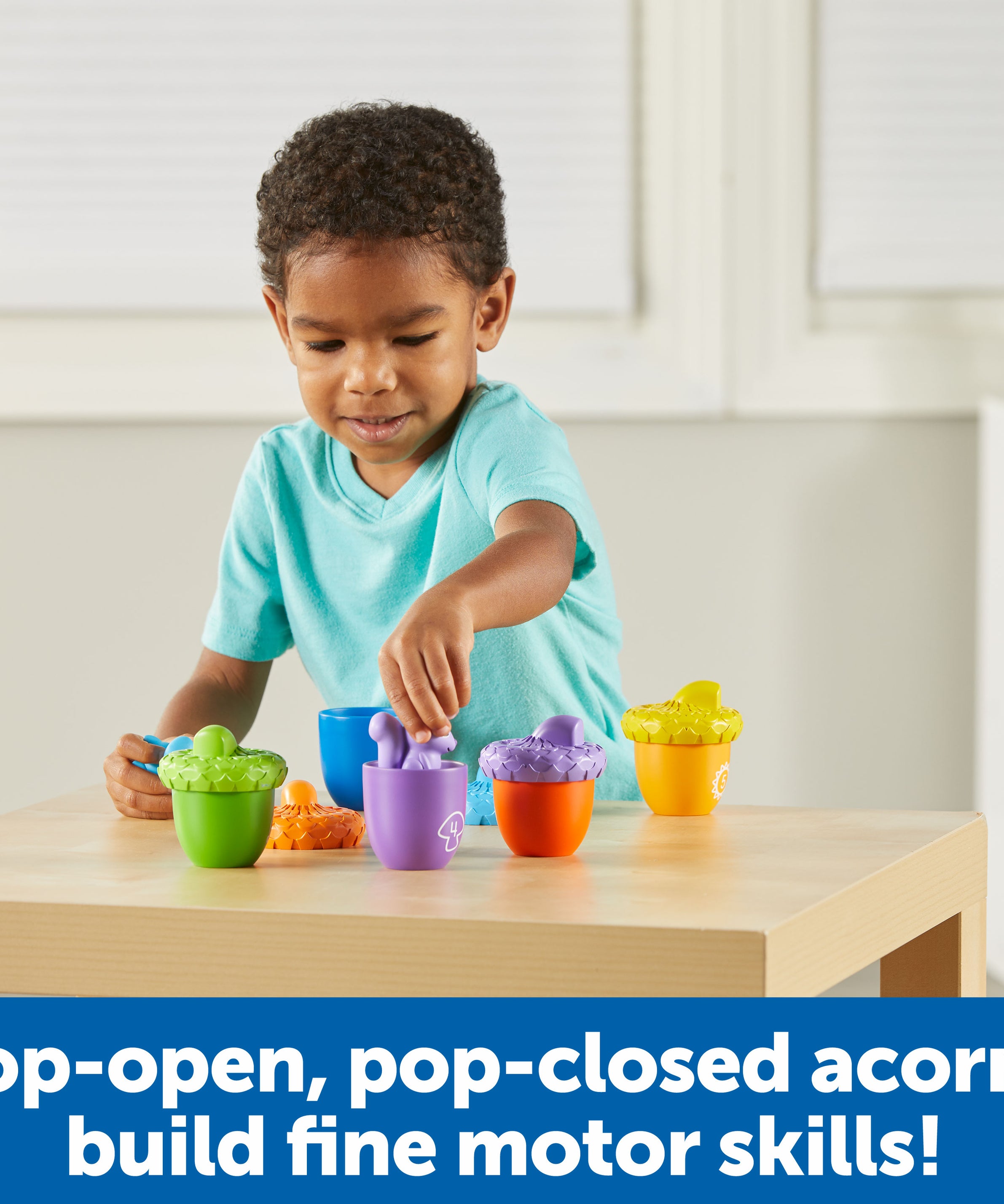 Learning Resources Snap-n-Learn Surprise Squirrels, Toddler Learning Toy for Fine Motor Skills, Number & Colour Recognition, Ages 18 Months+