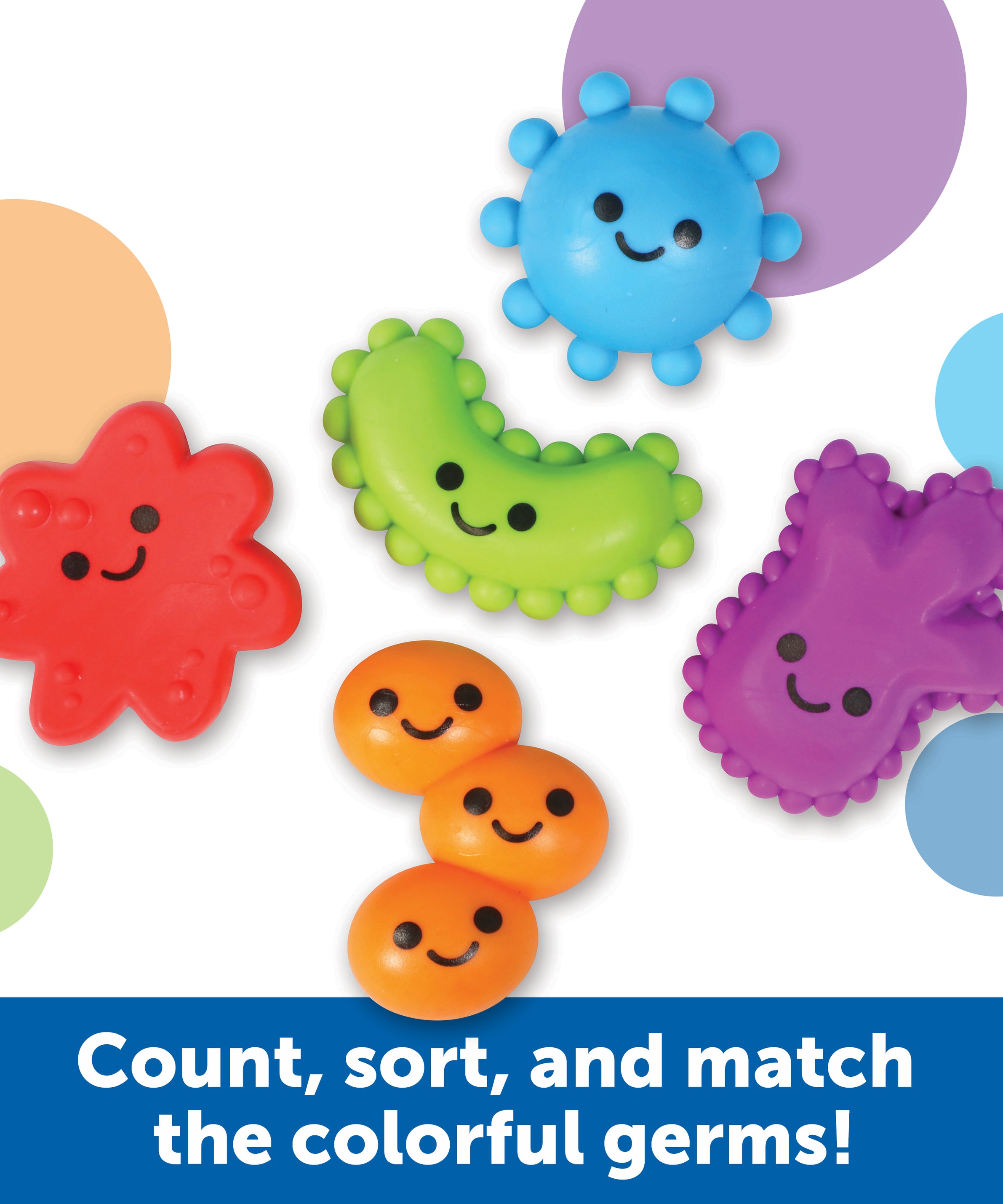 Learning Resources Silly Science Fine Motor Set, Fun Preschool STEM Toy for Sorting, Counting, and Motor Skill Development