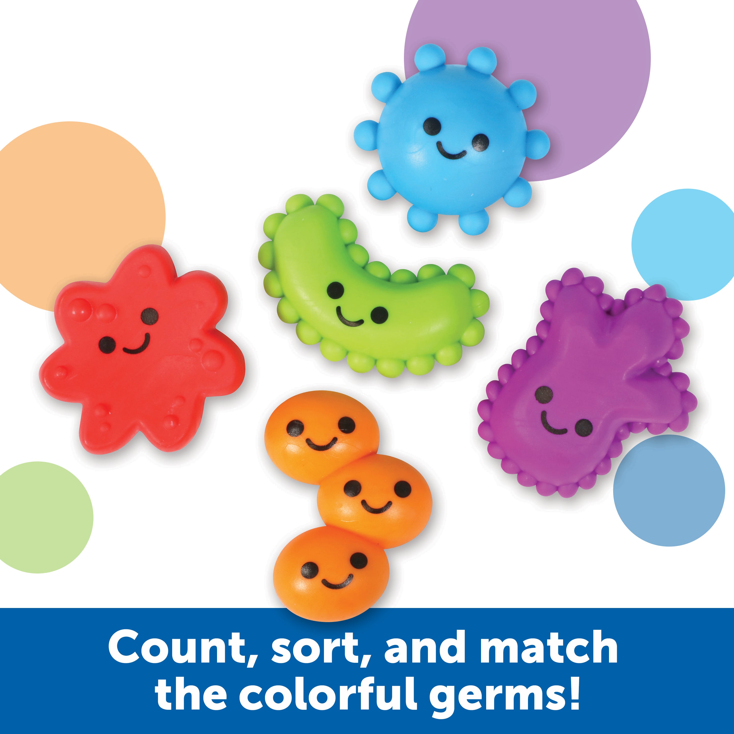 Learning Resources Silly Science Fine Motor Set, Fun Preschool STEM Toy for Sorting, Counting, and Motor Skill Development