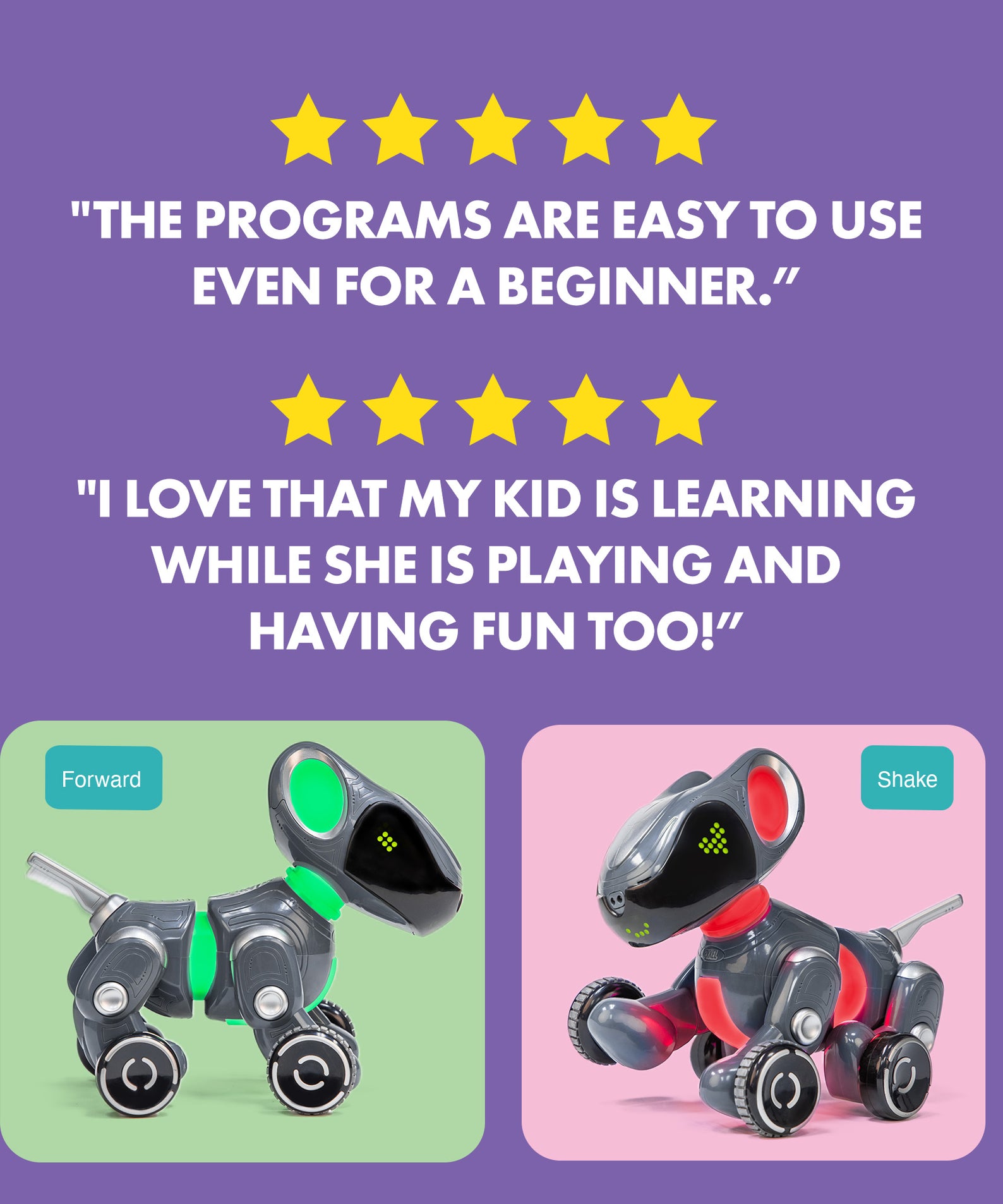 Learning Resources PYXEL: A Coders Best Friend, Interactive Coding Pet Robot with Blockly & Python, Ages 8+