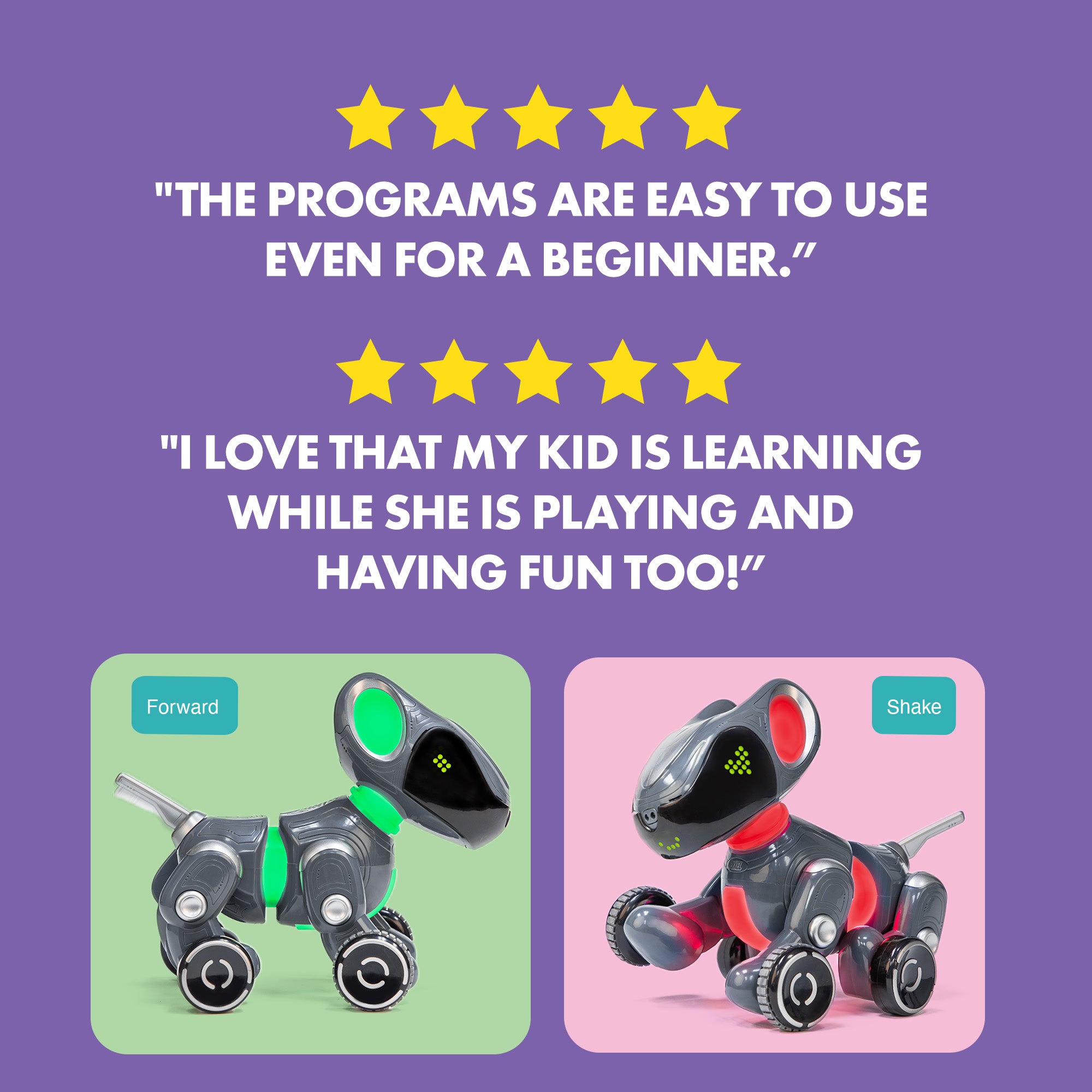 Learning Resources PYXEL: A Coders Best Friend, Interactive Coding Pet Robot with Blockly & Python, Ages 8+