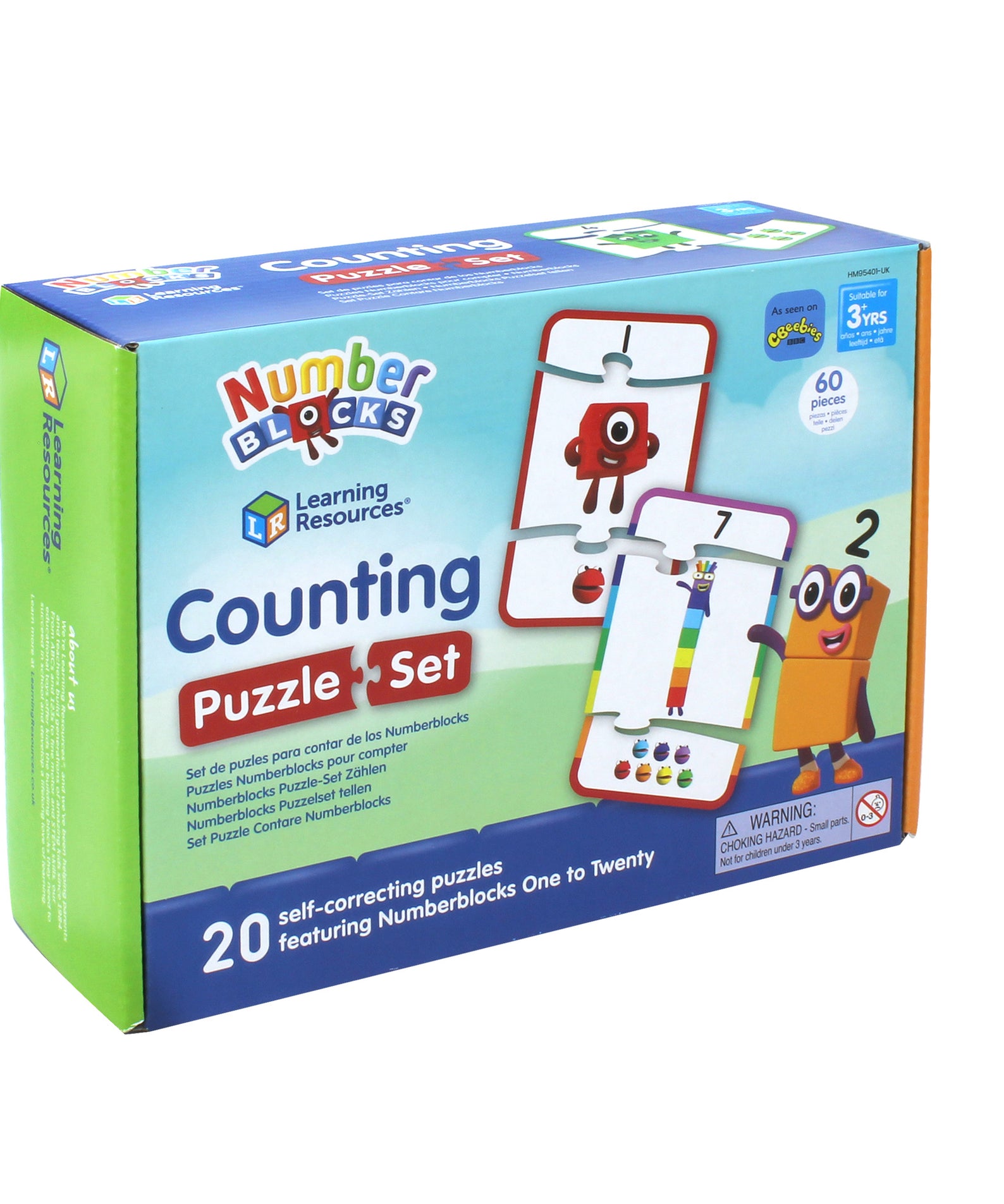 Learning Resources Numberblocks Counting Puzzle Set, Learn to Count from 1 to 20, Educational Jigsaw Puzzles for Early Math Skills, Officially Licensed Learning Resources