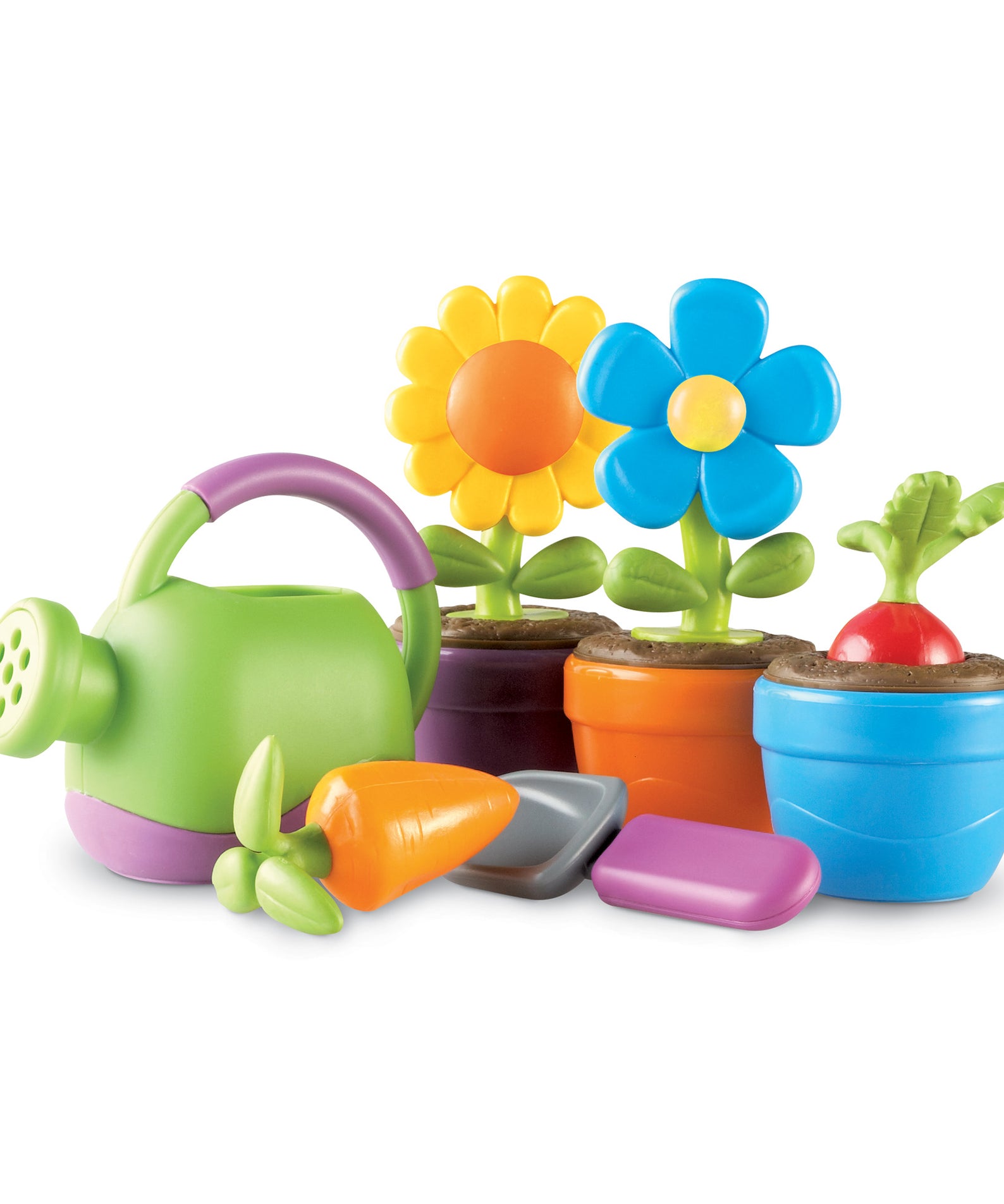 Learning Resources New Sprouts Grow It! Gardening Play Set, Pretend Play Flower and Vegetable Garden Toy, Ages 2 Plus