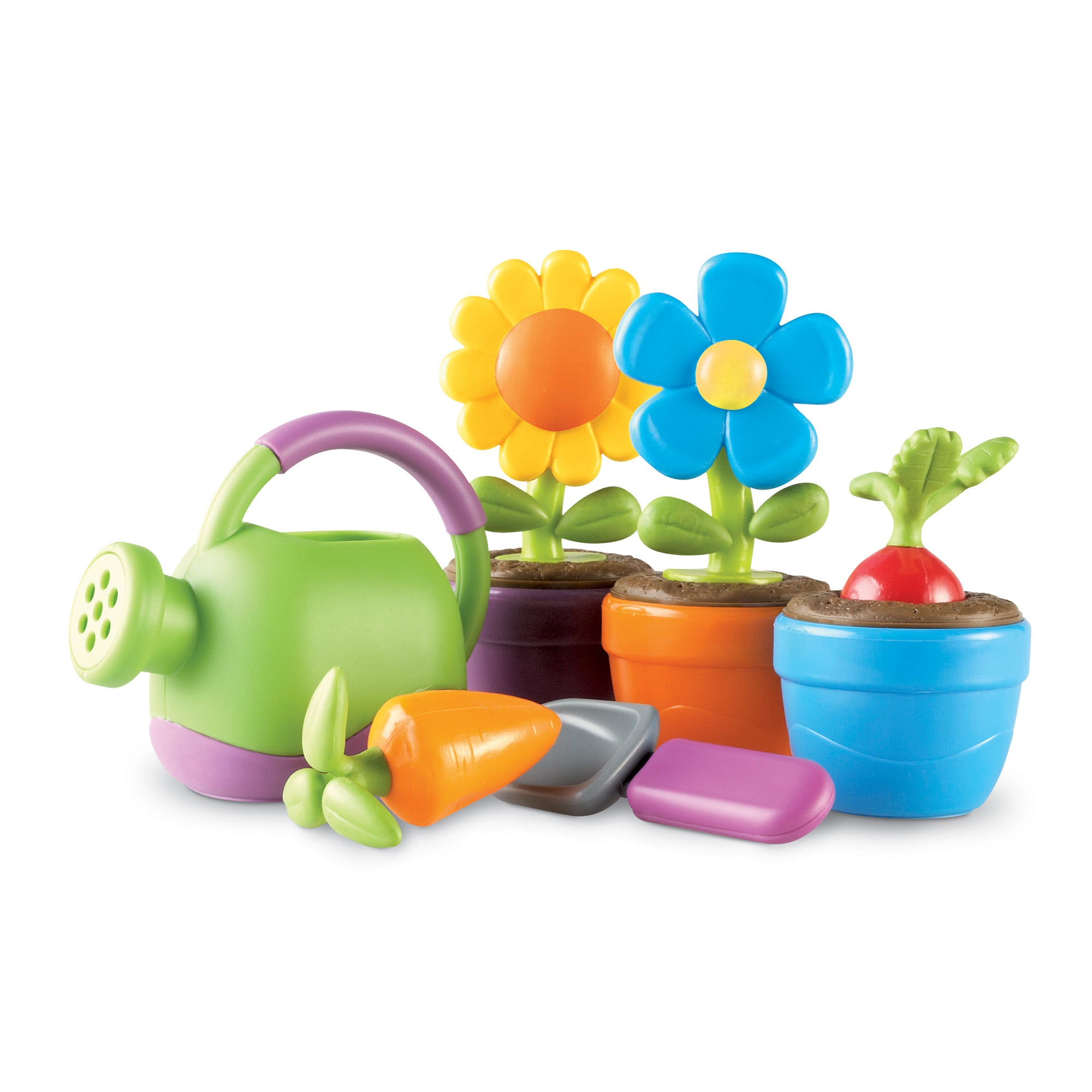 Learning Resources New Sprouts Grow It! Gardening Play Set, Pretend Play Flower and Vegetable Garden Toy, Ages 2 Plus