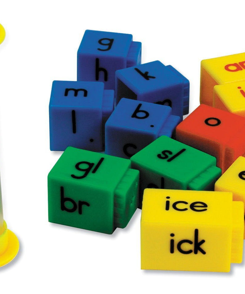 Learning Resources Word for Word Phonics Game, Fast-Paced Spelling Game for 2-4 Players, Includes Word Families, Letter Endings, and Blends