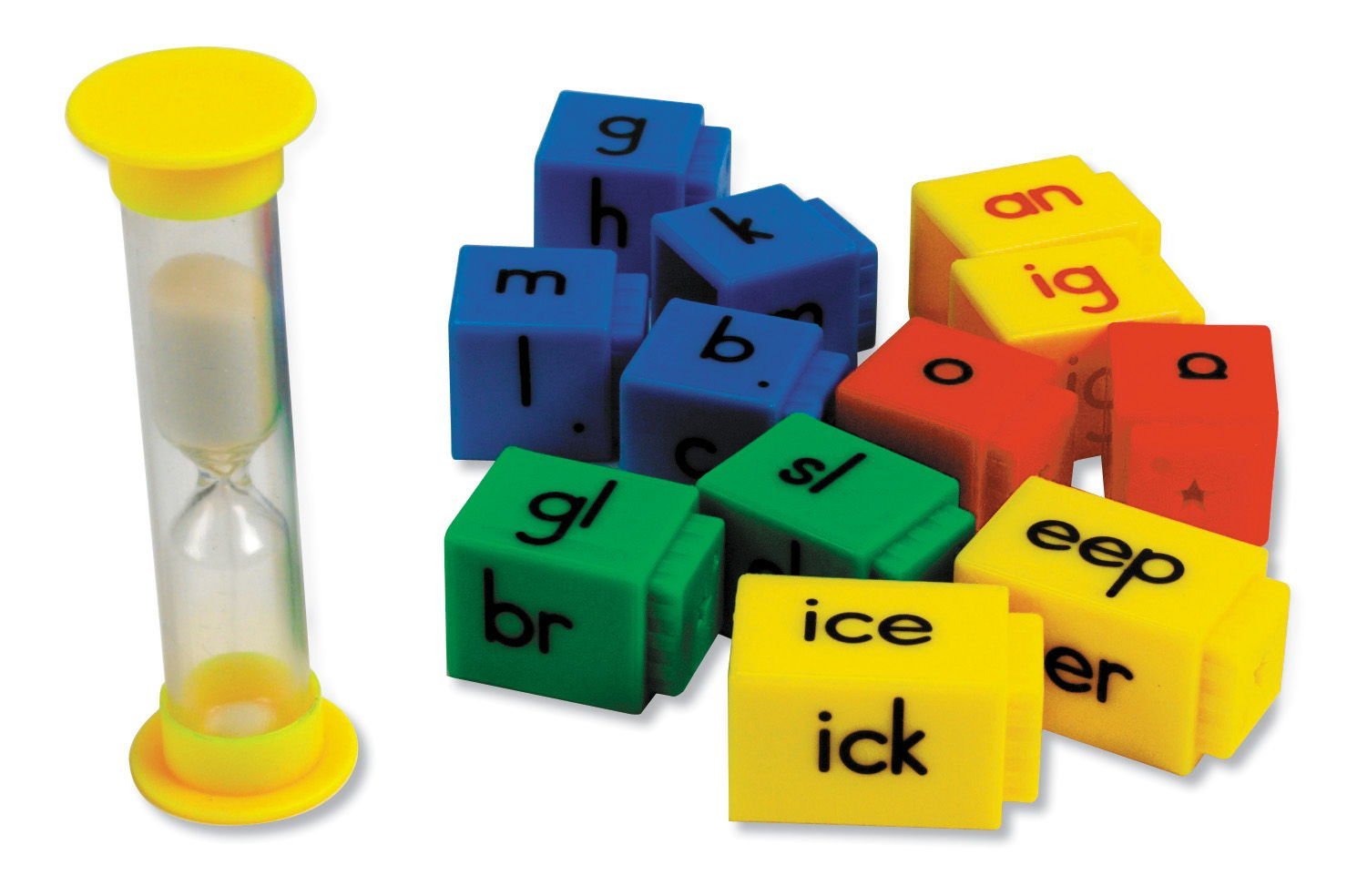 Learning Resources Word for Word Phonics Game, Fast-Paced Spelling Game for 2-4 Players, Includes Word Families, Letter Endings, and Blends