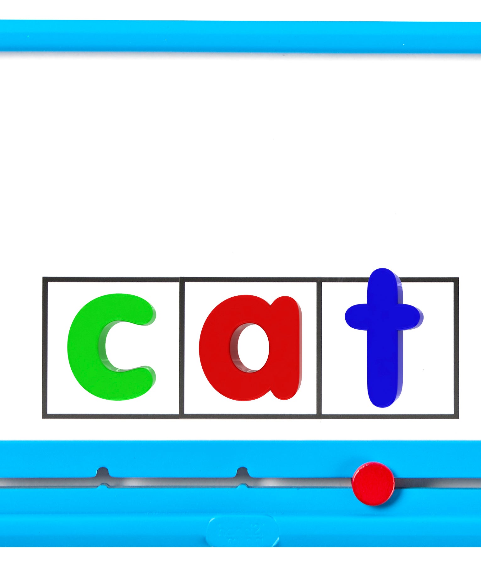 Learning Resources Elkonin Box Magnetic Dry-Erase Board Set, Phonics and Reading Skills Practice, 8 Boards with Built-In Slider, Includes Activity Guide, Ages 3+