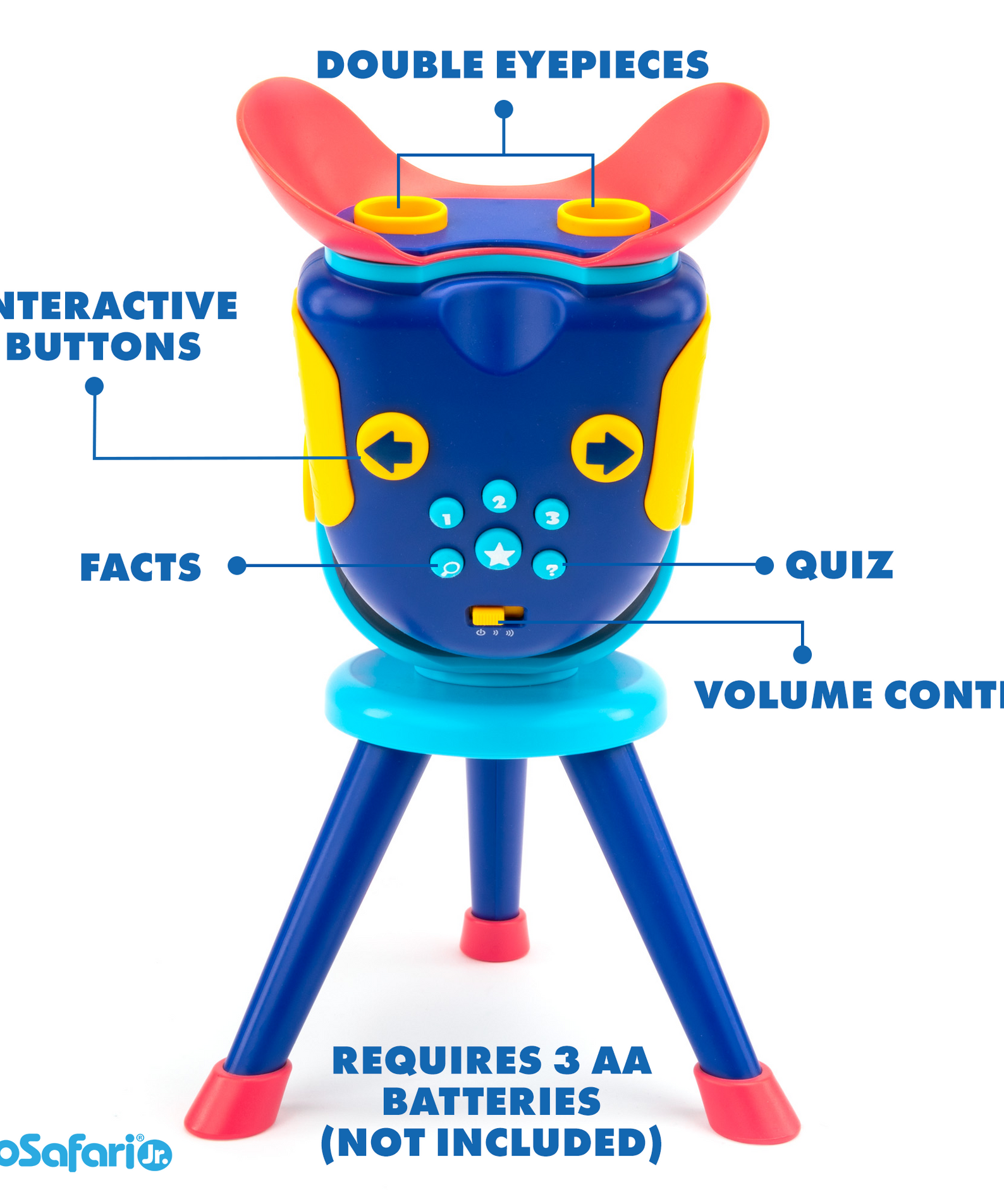 Learning Resources GeoSafari Jr. Talking Space Explorer, Preschool Toy Telescope with 120 Images, 13 Videos, and Fun Space Facts, Ideal for Kids Aged 4+