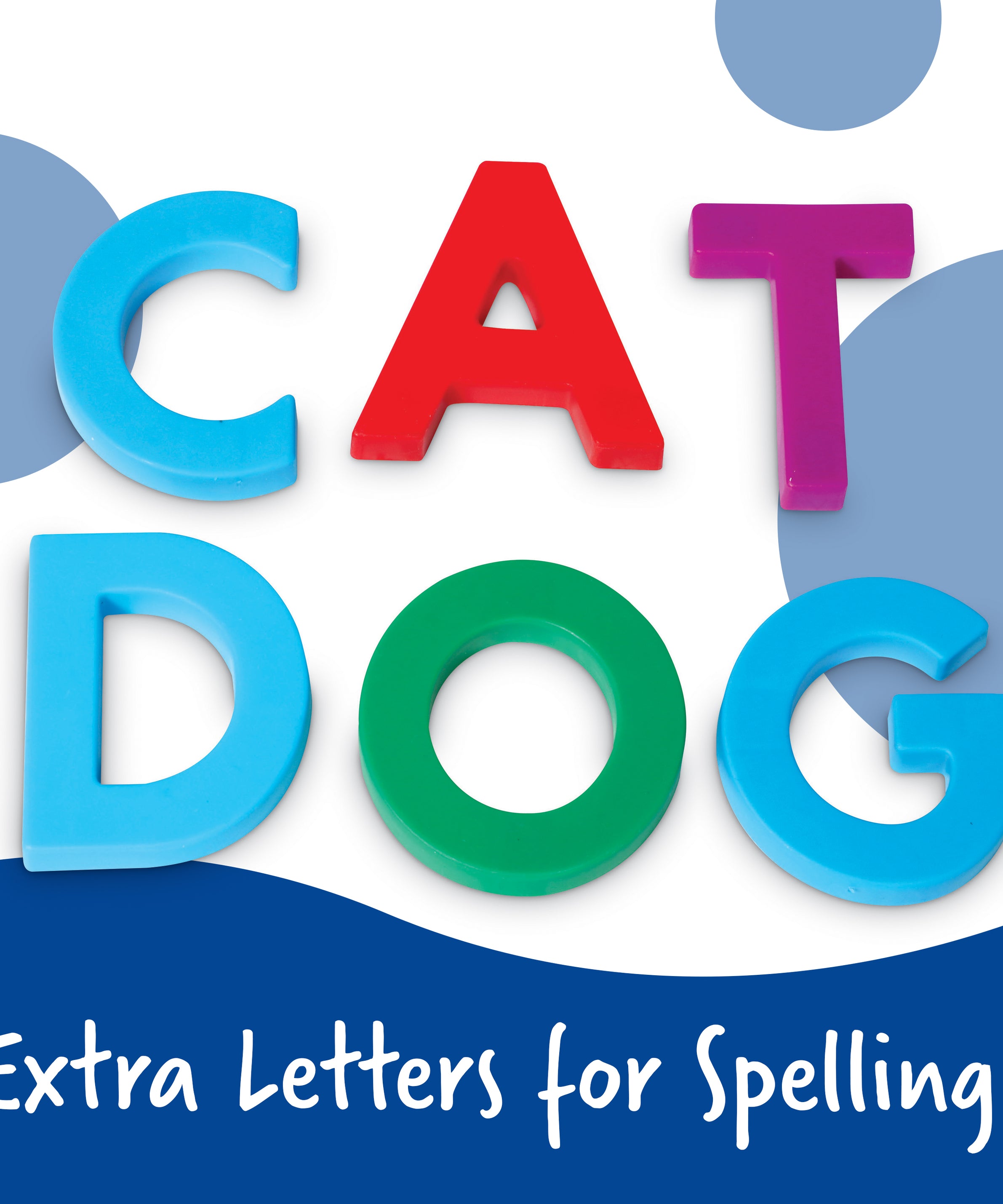 Learning Resources Jumbo Uppercase Magnetic Letters, 40-Piece Set for Early Literacy & Spelling, Large, Easy-to-Handle Alphabet Magnets, Ideal for Whiteboards & Fridges, Ages 3+