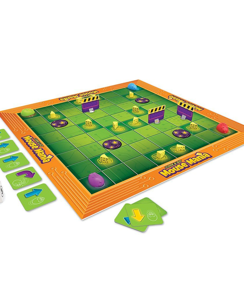 Learning Resources Code & Go Robot Mouse Mania Board Game, Early Introduction to Coding and STEM for Kids Aged 5+