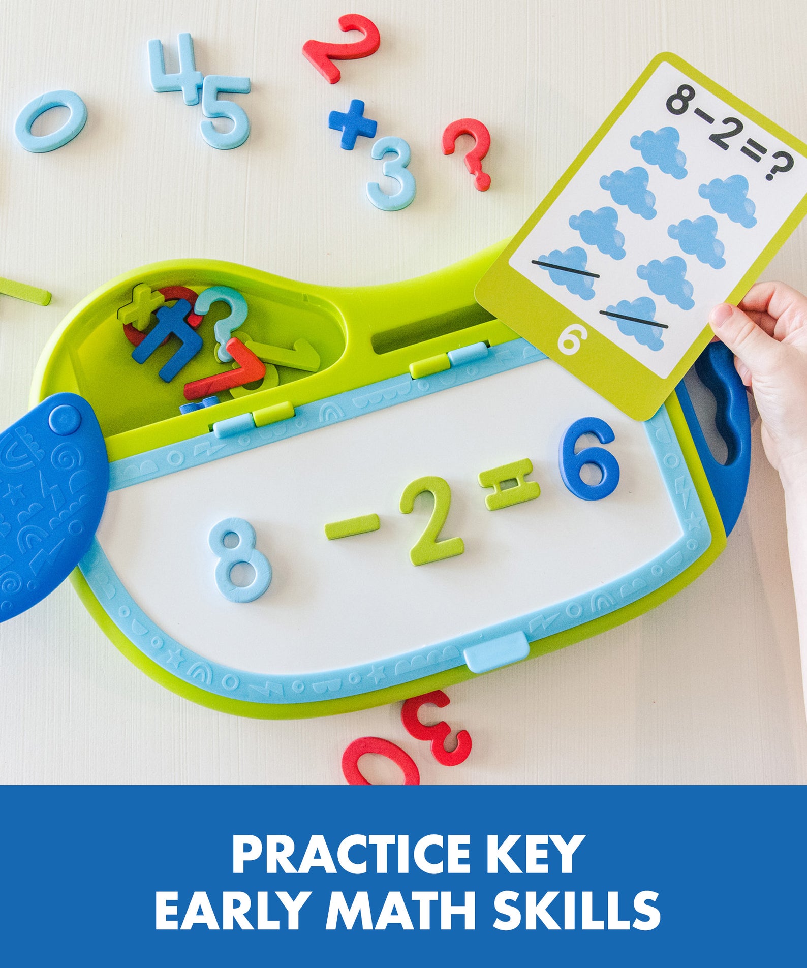 Learning Resources MathMagnets Go! Counting, Magnetic Maths Learning Set for Kids, Includes 42 Magnets & 30 Activity Cards, Ages 4+