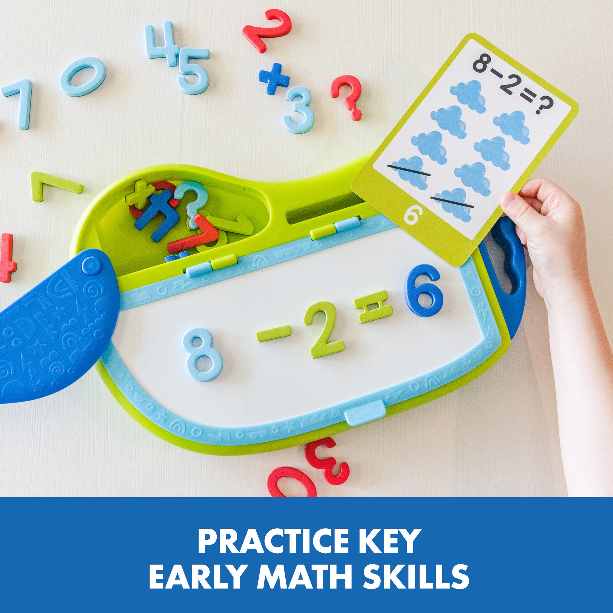 Learning Resources MathMagnets Go! Counting, Magnetic Maths Learning Set for Kids, Includes 42 Magnets & 30 Activity Cards, Ages 4+