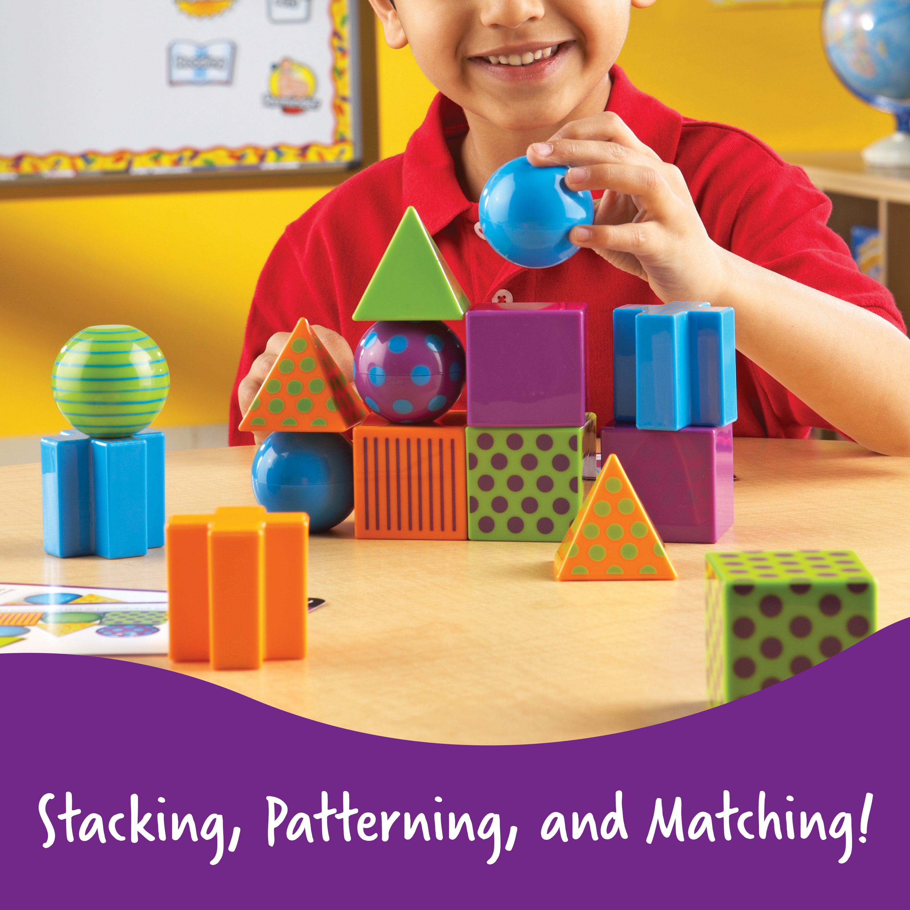 Learning Resources Mental Blox Critical Thinking Game, Pattern and Matching Game for Kids, Develop Memory, Problem Solving, and Recognition Skills, Includes 40 Challenges and 20 Chunky Plastic Pieces, For Ages 5+