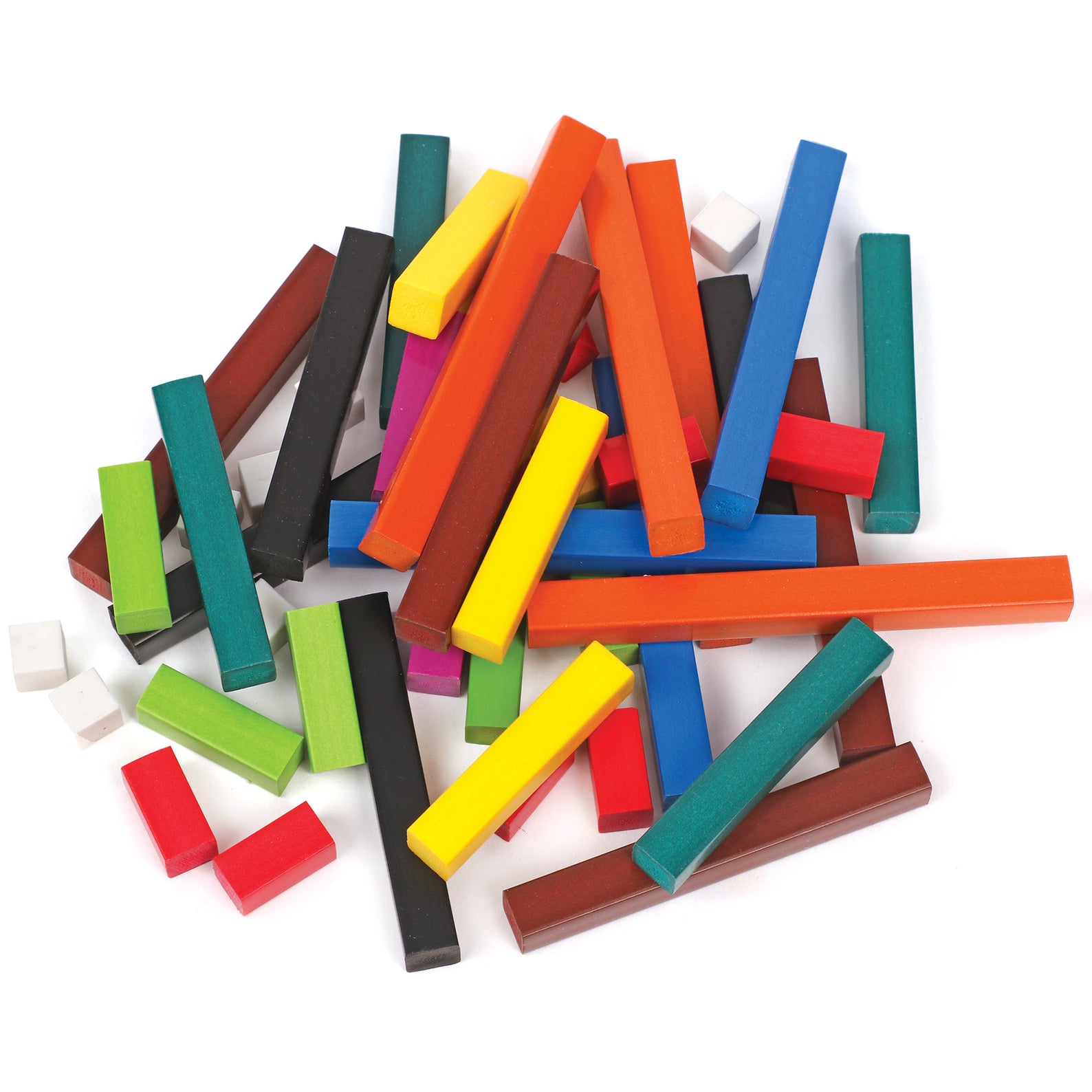 Learning Resources Cuisenaire Rods Multipak, Wooden Maths Rods Set, 444 Pieces, Ideal for Fractions, Measurement & Algebra, Classroom Maths Manipulatives with Storage Tray & Teachers Guide, Ages 4+