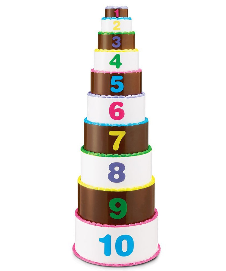 Learning Resources Smart Snacks Stack and Count Layer Cake, Educational Stacking Toy for Early Maths and Motor Skills, Ages 2 Plus