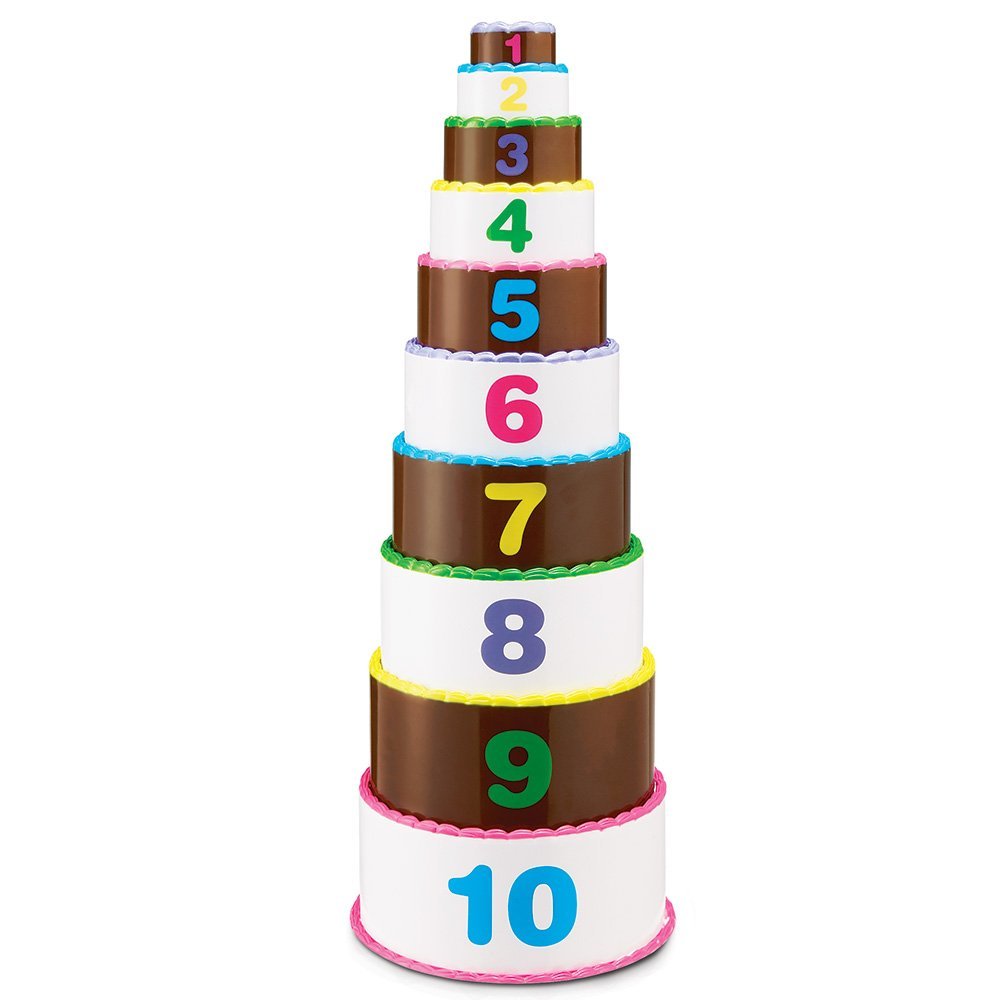 Learning Resources Smart Snacks Stack and Count Layer Cake, Educational Stacking Toy for Early Maths and Motor Skills, Ages 2 Plus