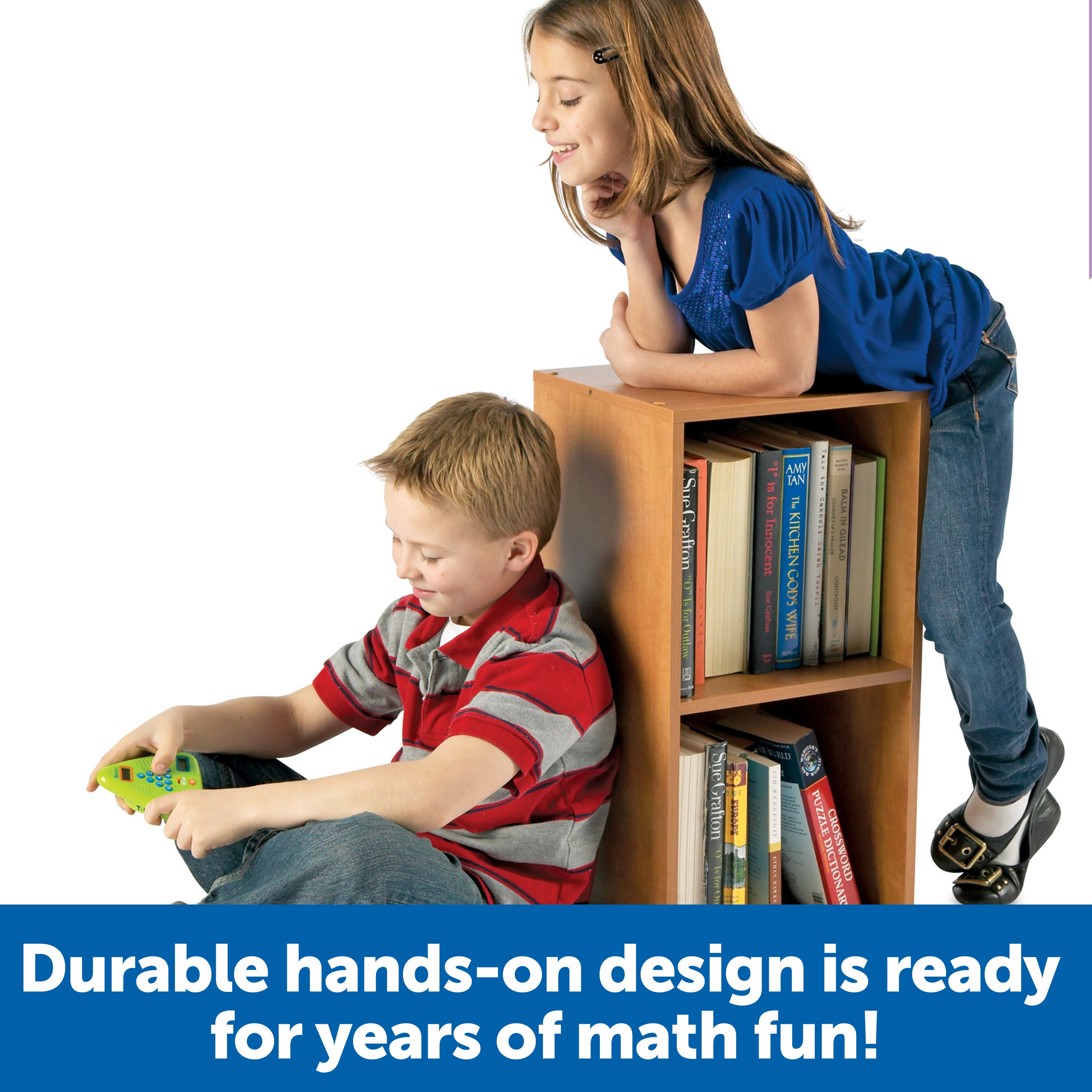 Learning Resources Handheld Minute Math Electronic Flash Card, Interactive Math Game for Kids, Ages 6+