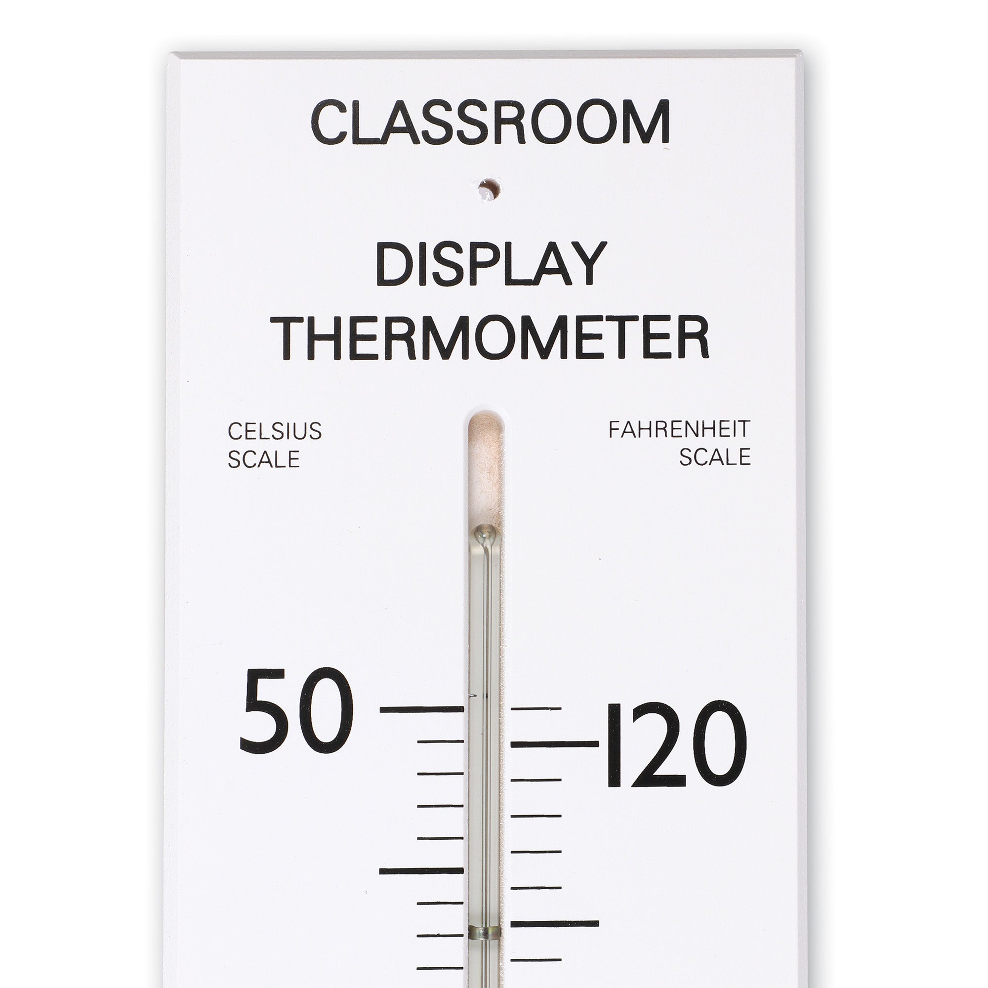 Learning Resources Giant Classroom Thermometer, 76cm Wall-Mountable Indoor/Outdoor Thermometer with Celsius & Fahrenheit Scales, Durable, Break-Resistant Design, For Kids Ages 6+