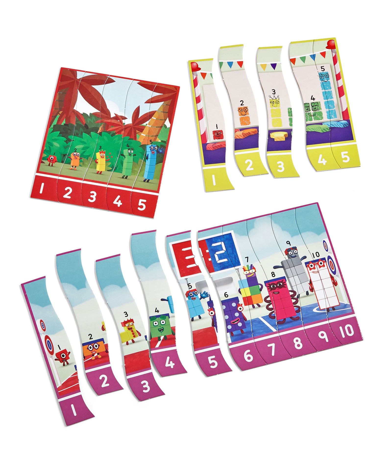 Learning Resources Numberblocks Sequencing Puzzle Set, Learn to Sequence Numbers 1 to 20, Educational Jigsaw Puzzles for Early Math Skills, Officially Licensed Learning Resources