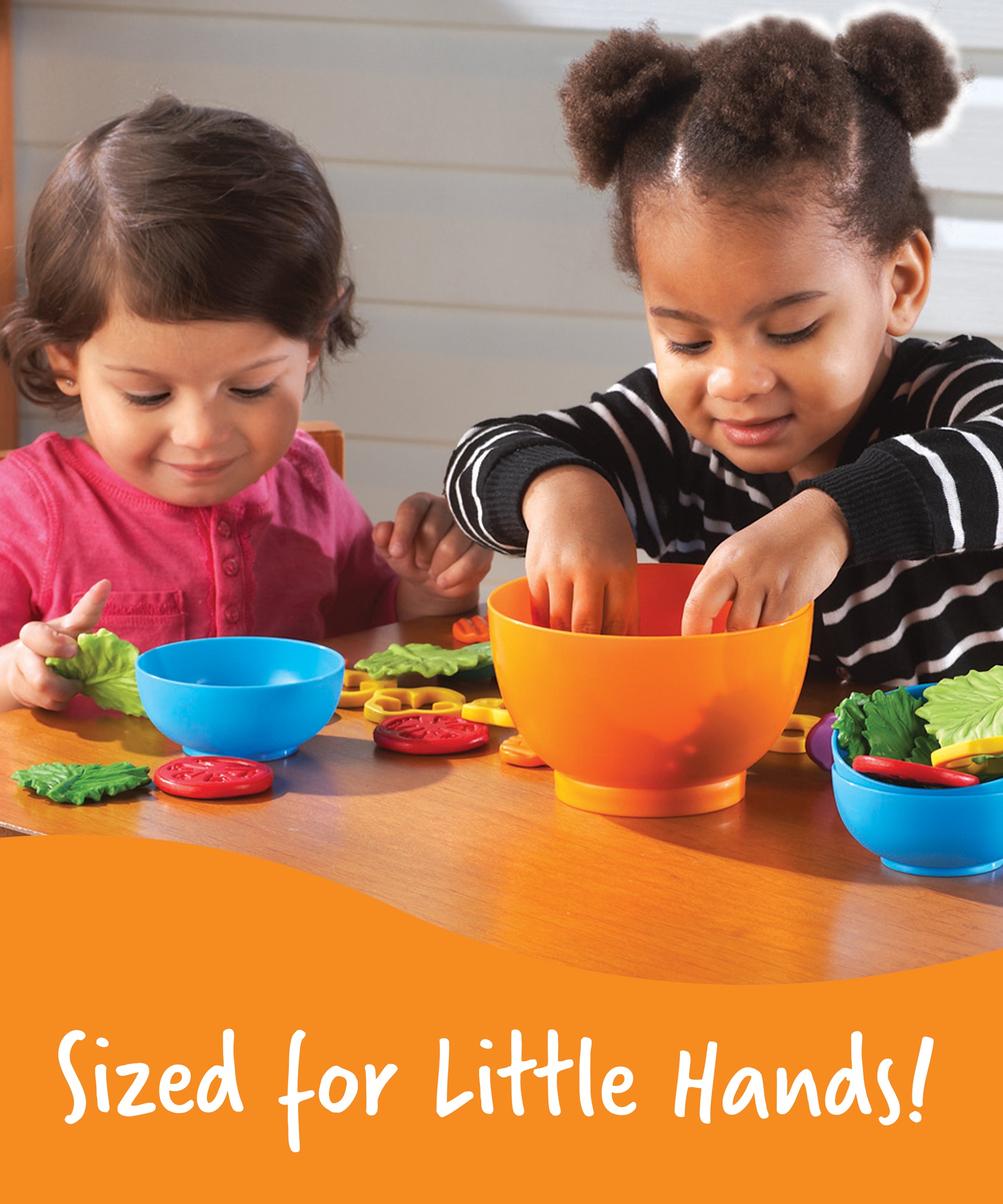 Learning Resources New Sprouts Garden Fresh Salad Set, Pretend Play Food Set for Toddlers, Includes 38 Pieces, Encourages Language and Social Skills, Ages 2+