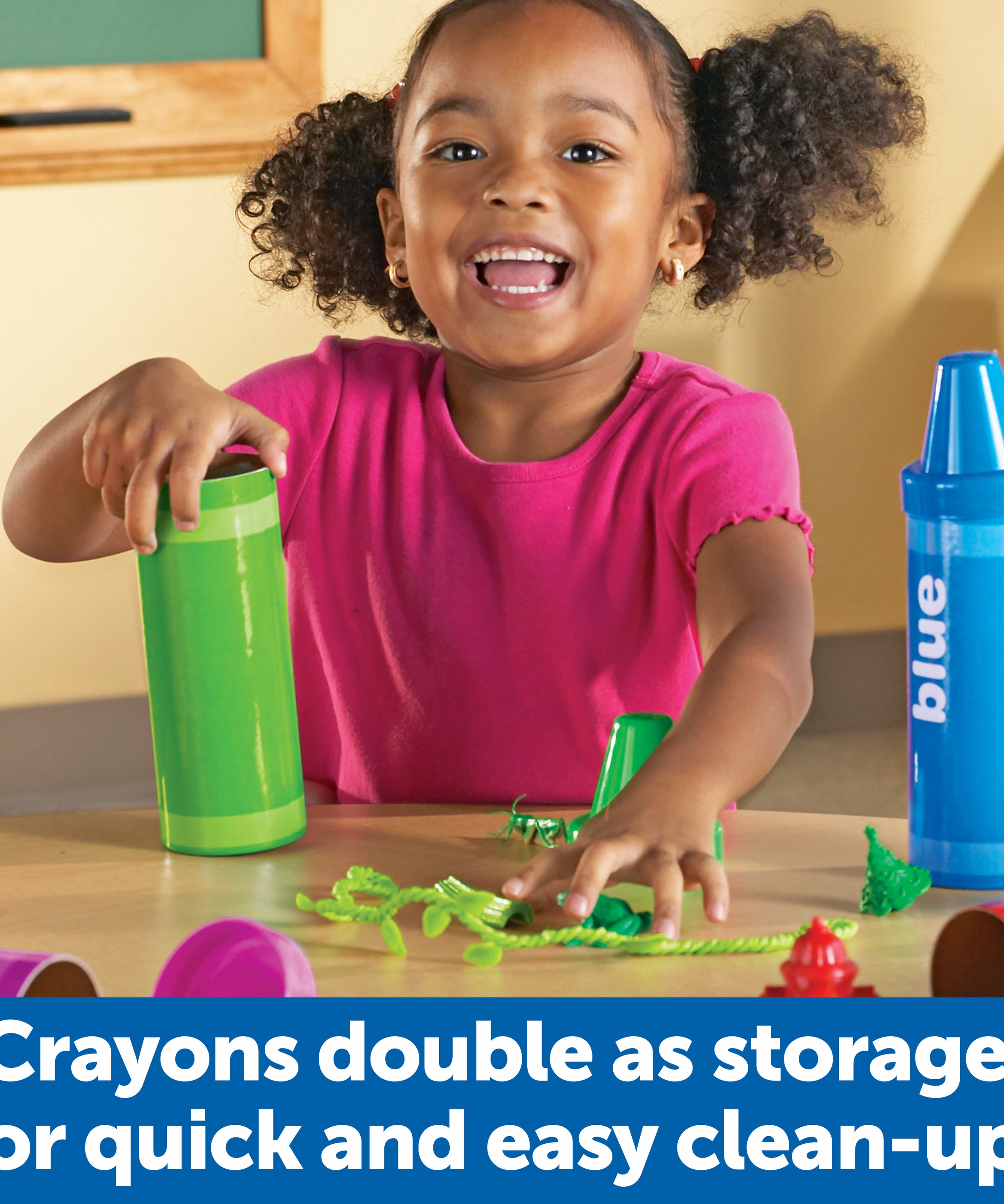 Learning Resources Rainbow Sorting Crayons, 48-Piece Colour Recognition and Sorting Toy, Fun Early Math Activities for Kids Aged 3+