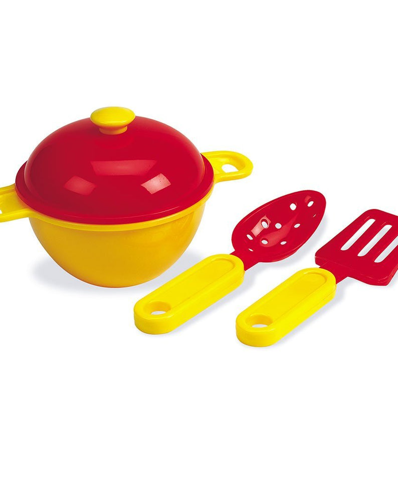 Learning Resources Kitchen Set, 70+ Piece Pretend Play Cooking Set, Durable Plastic Toy Pots, Pans, Utensils & More, Ideal for Imaginative Play & Small Group Activities, Ages 3+